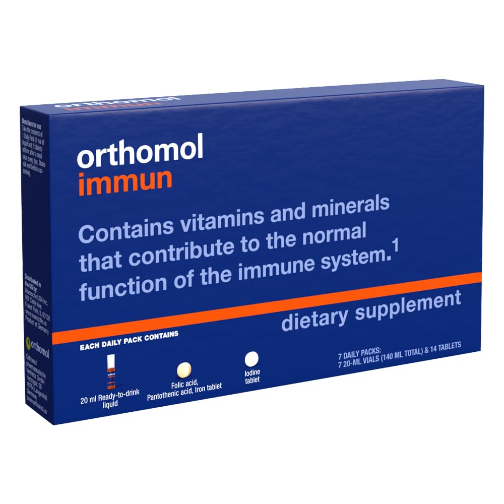 Foto 5 pulgar | Suplemento Orthomol Immun Vial, Suministro De 7 Días Con Vitaminas Y Zinc - Venta Internacional.