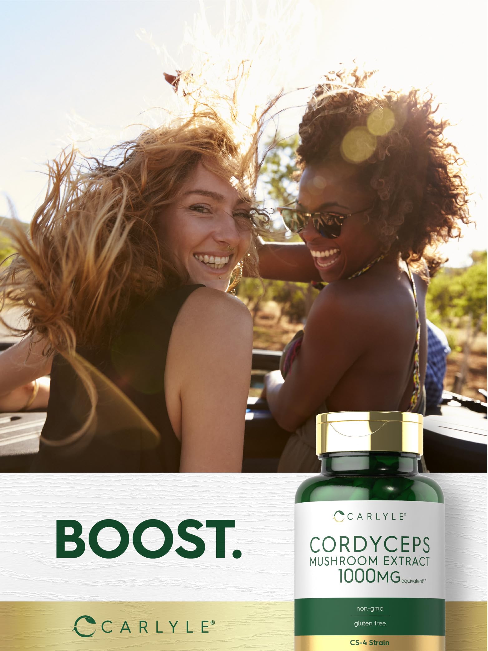 Foto 7 | Suplemento De Extracto De Hongos Carlyle Cordyceps 1000 Mg 150 Cápsulas - Venta Internacional.