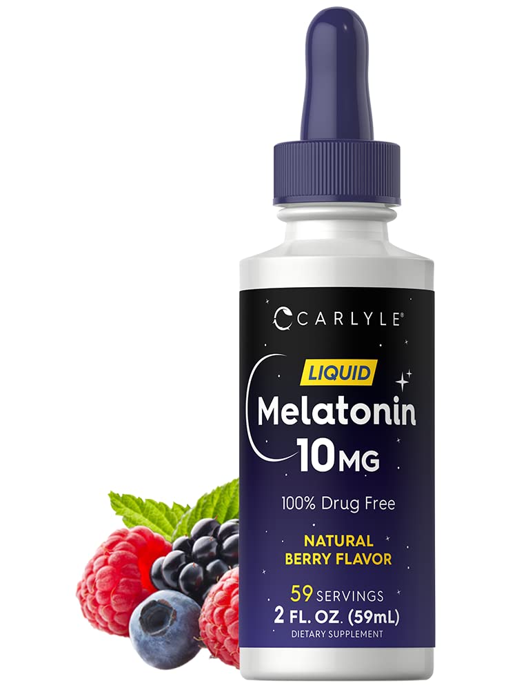 Foto 2 pulgar | Suplemento Carlyle Melatonin Liquid 300 Ml 10 Mg Para Adultos - Venta Internacional.