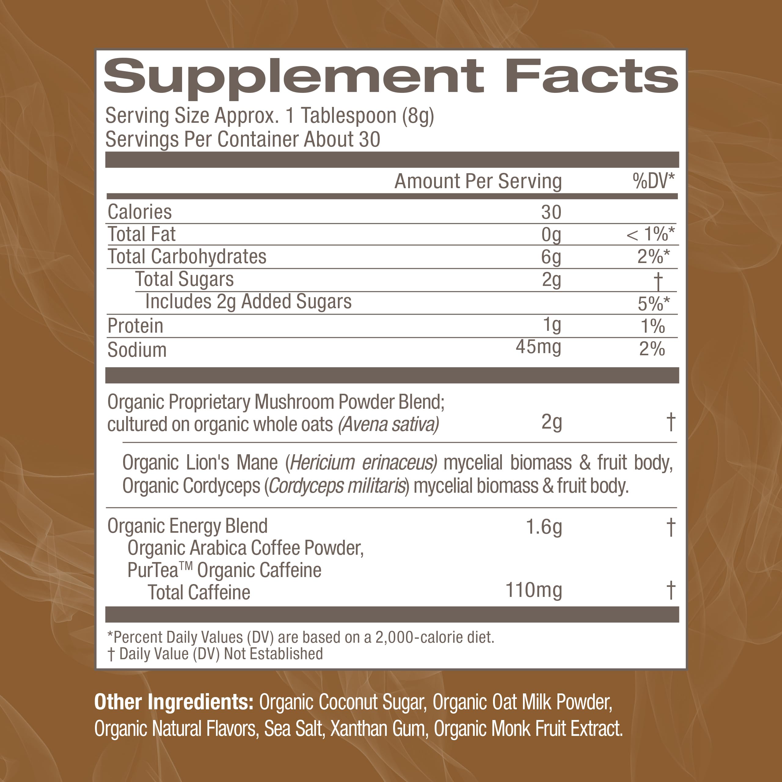Foto 4 pulgar | Suplemento Om Mushroom Superfood Coffee Latte Blend 250 Ml - Venta Internacional.