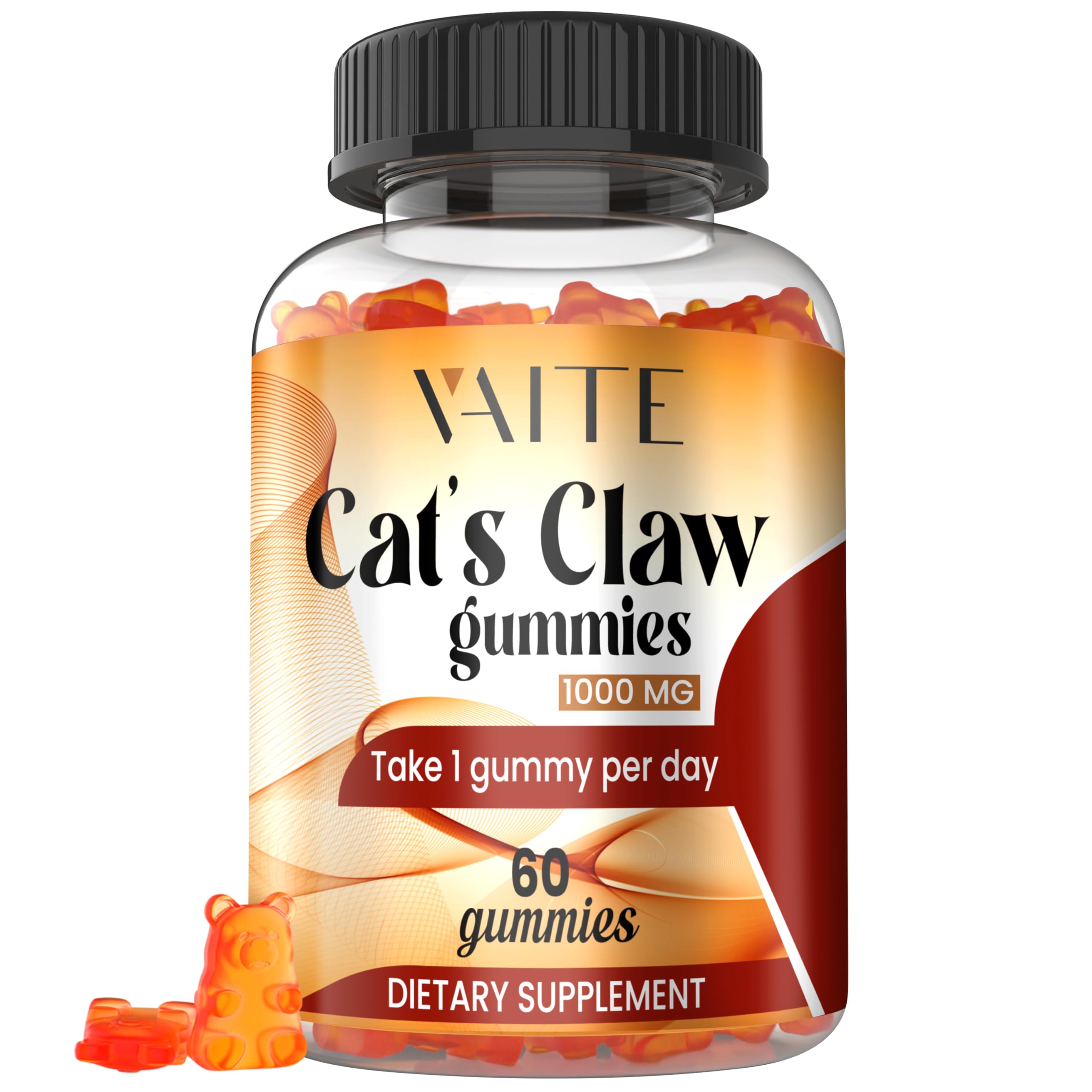 Foto 2 pulgar | Suplemento Vaite Cats Claw, 1000 Mg, Gomitas Veganas, 60 Unidades - Venta Internacional.