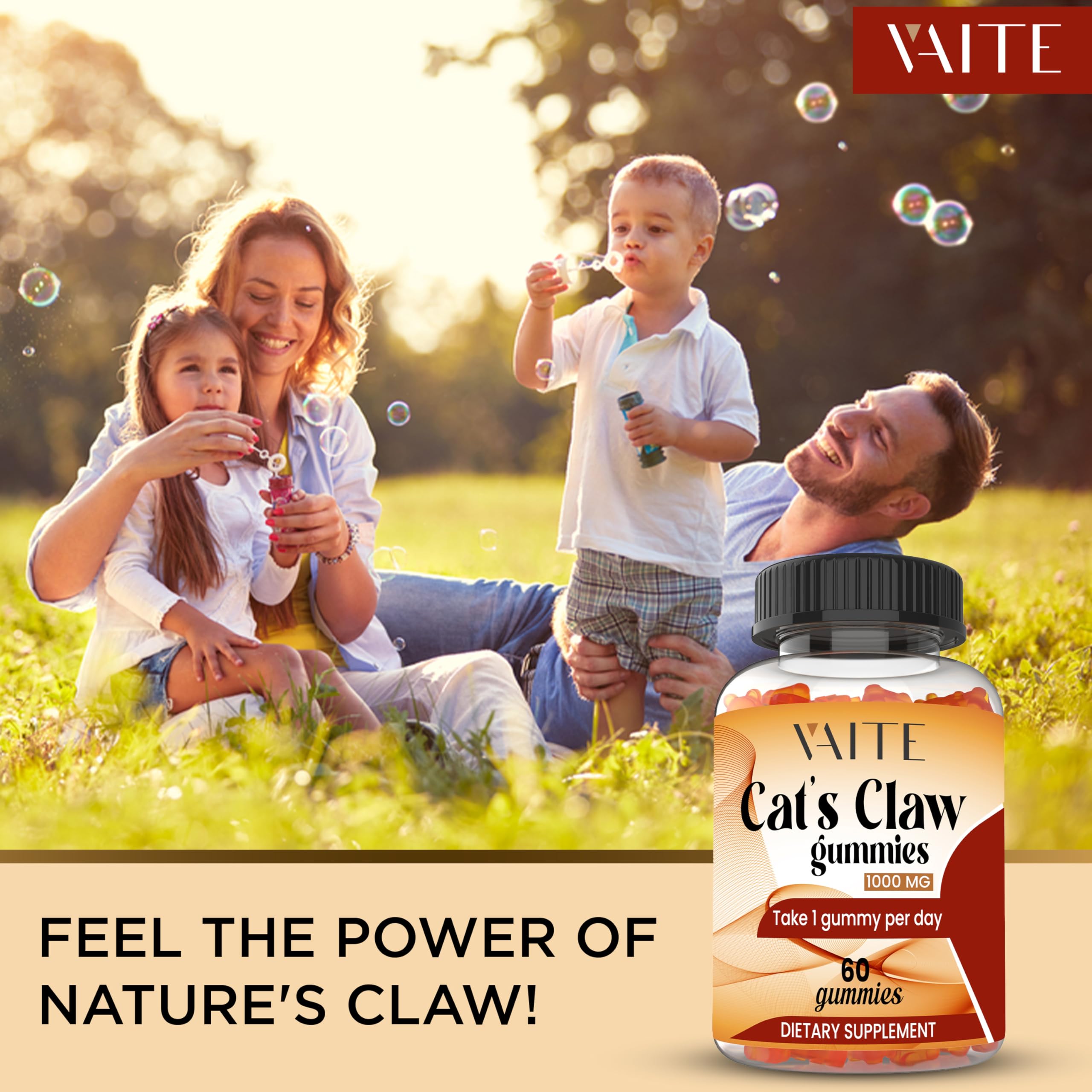 Foto 7 pulgar | Suplemento Vaite Cats Claw, 1000 Mg, Gomitas Veganas, 60 Unidades - Venta Internacional.