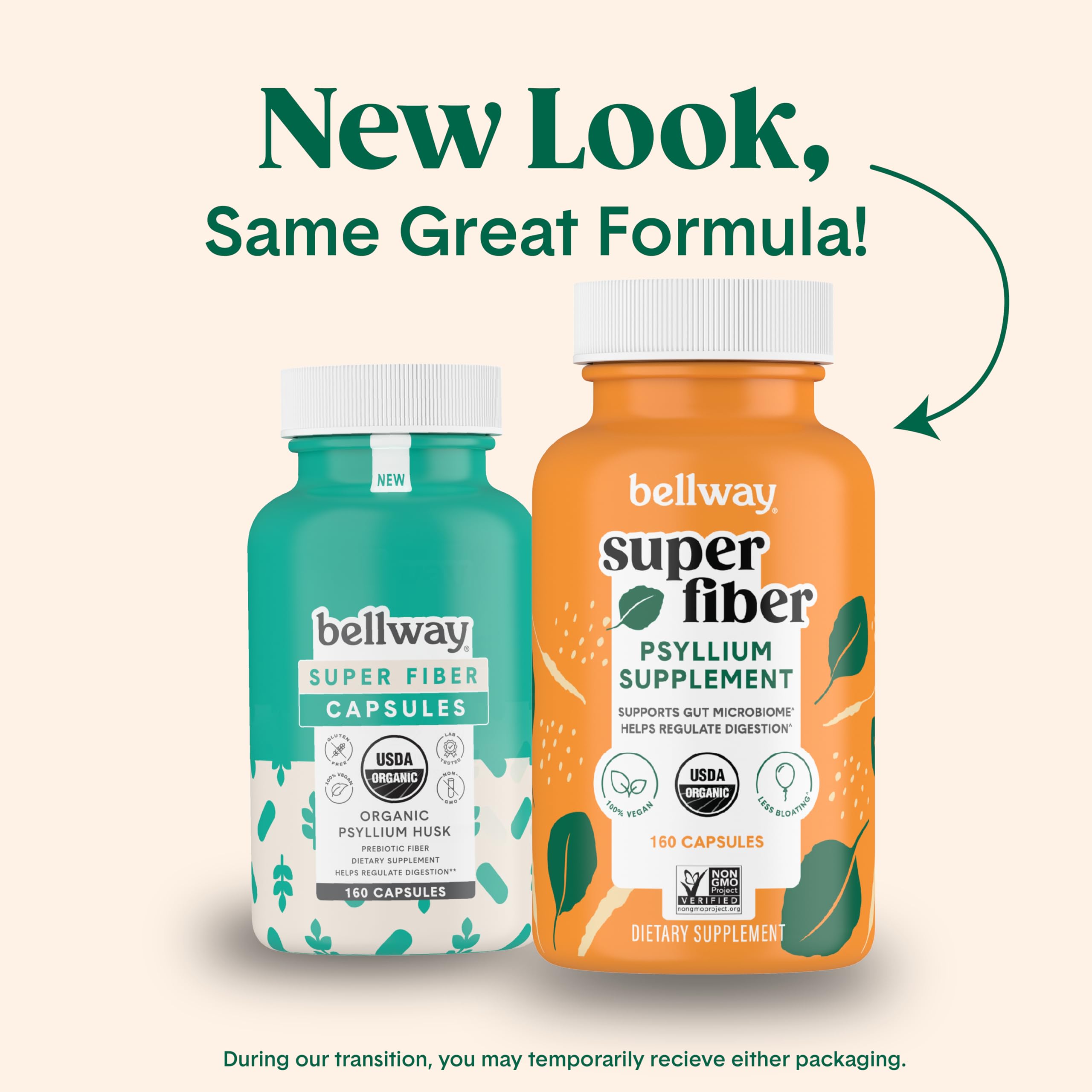 Foto 2 | Suplemento Bellway Organic Psyllium Husk Super Fiber Capsule - Venta Internacional.