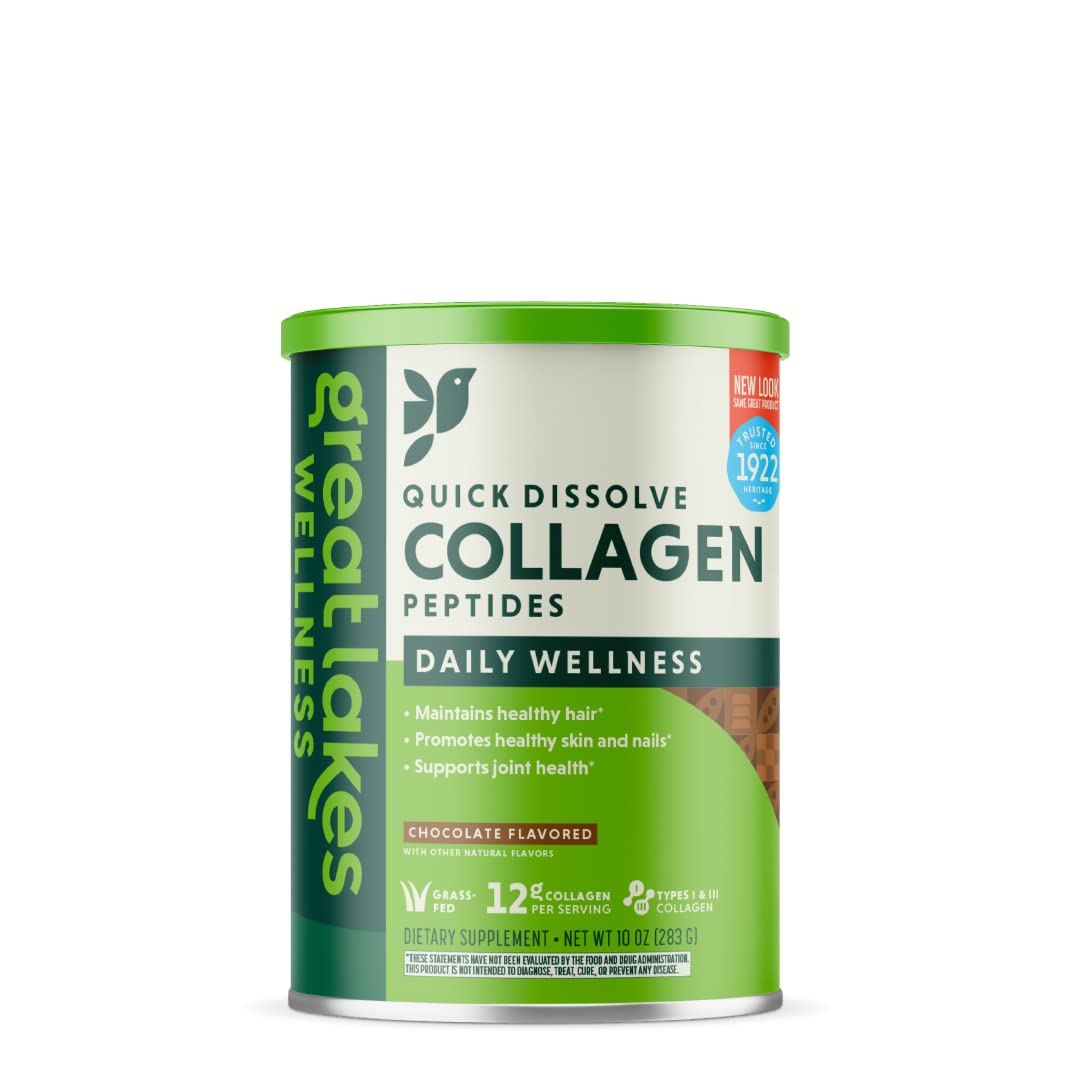 Foto 4 pulgar | Péptidos De Colágeno En Polvo Great Lakes Wellness Chocolate, 300 Ml - Venta Internacional.