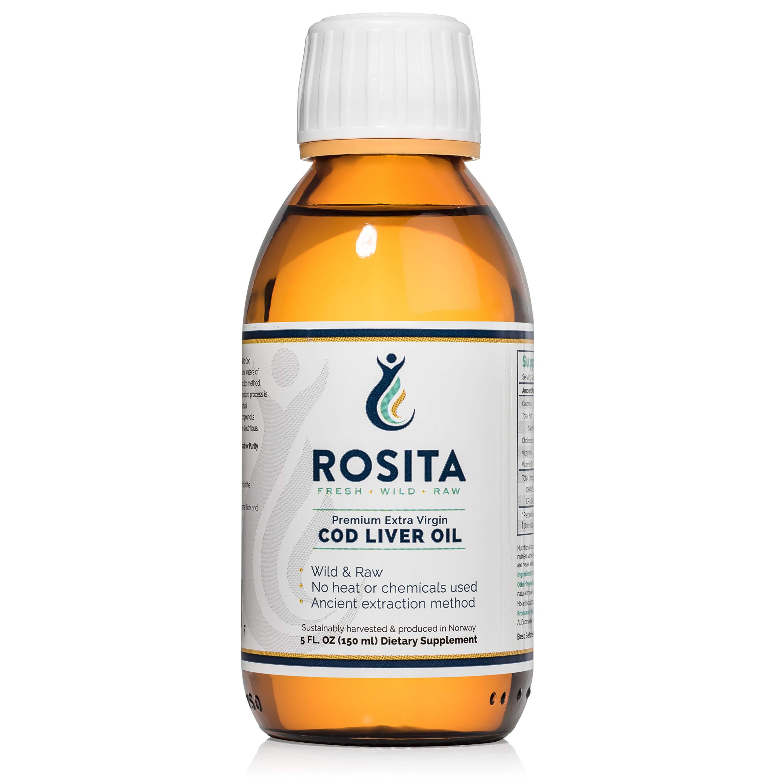 Foto 2 pulgar | Aceite De Hígado De Bacalao Rosita Extra Virgin Liquid 30 Ml - Venta Internacional.