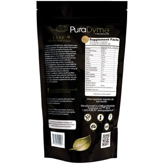 Foto 2 | Cápsulas Vegetarianas Puradyme Liyfzyme 1000 - Venta Internacional.