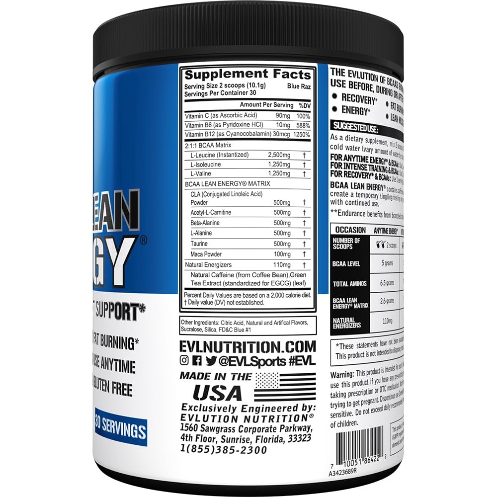 Foto 2 | Suplemento Evlution Nutrition Bcaa Lean Energy Powder - Venta Internacional.