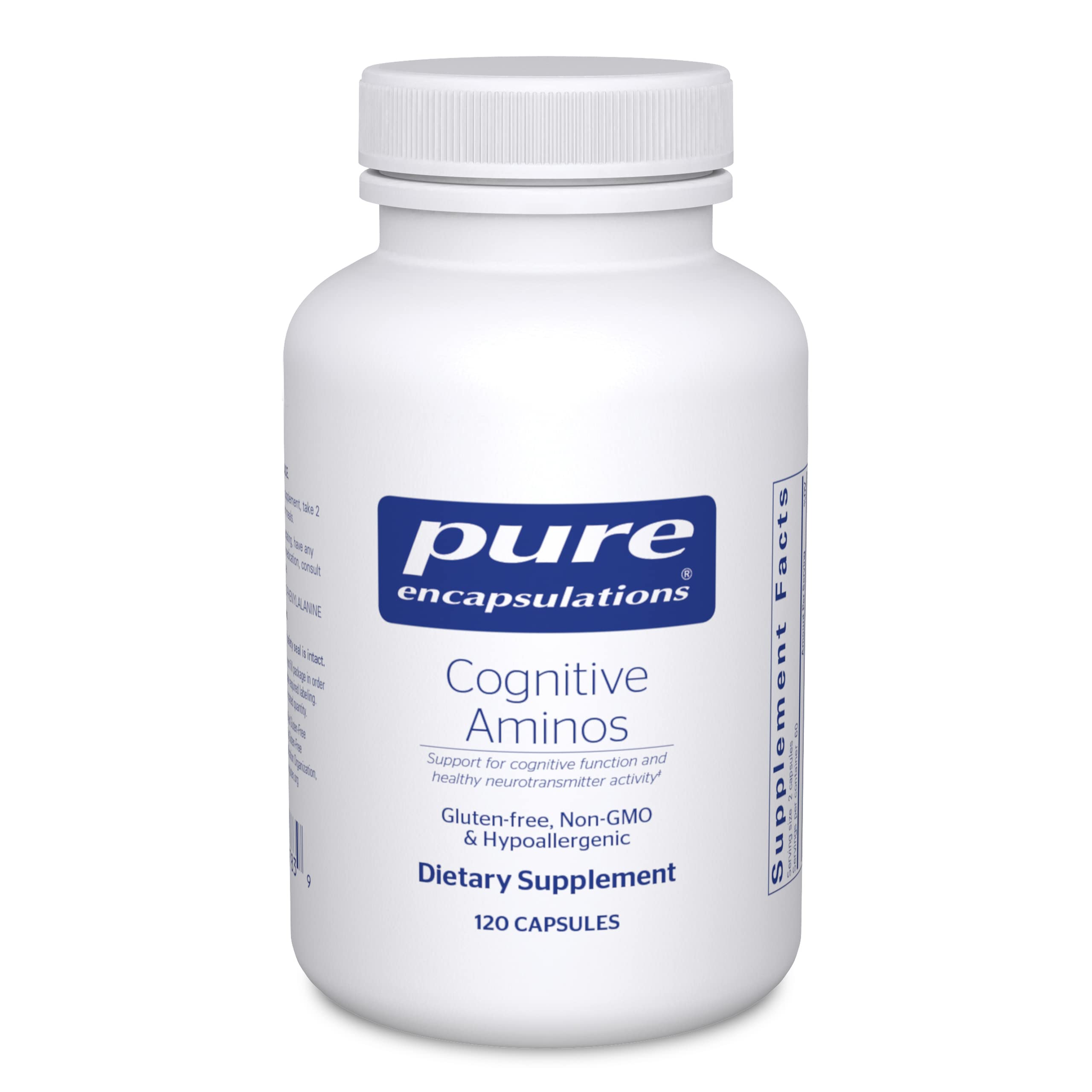 Suplemento Pure Encapsulations Cognitive Aminos 120 Cápsulas - Venta Internacional.