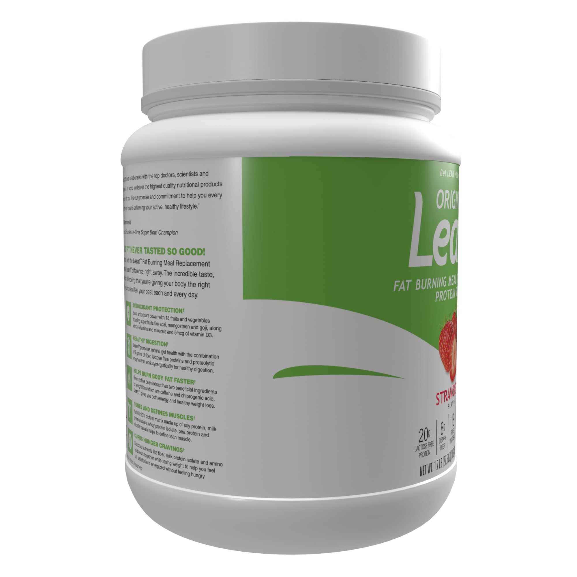 Foto 6 | Sustitutivo de Comidas En Polvo Nutrition 53 Lean 1 2500 Ml Fresa - Venta Internacional