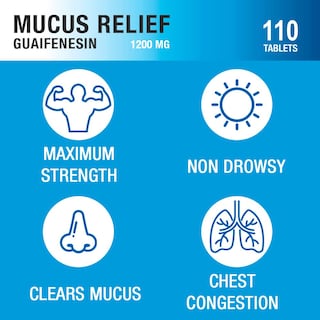 Foto 5 | Mucus Relief Puregen Labs, Guaifenesina, 1200 Mg, Liberación En 12 Horas - Venta Internacional.