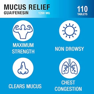 Foto 6 | Mucus Relief Puregen Labs, Guaifenesina, 1200 Mg, Liberación En 12 Horas - Venta Internacional.