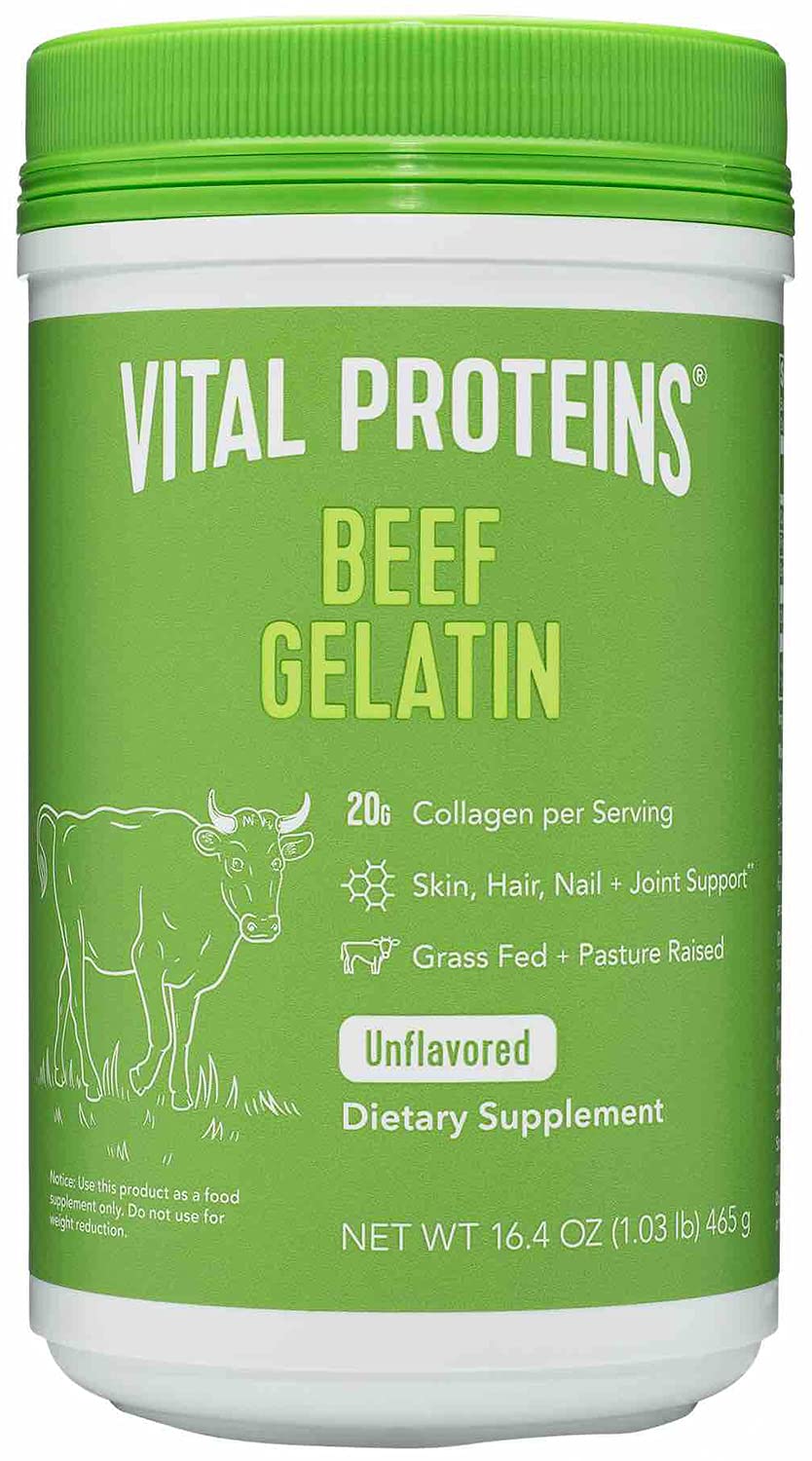 Foto 2 pulgar | Gelatina En Polvo Vital Proteins, Carne De Res Alimentada Con Pasto, 485 Ml - Venta Internacional.