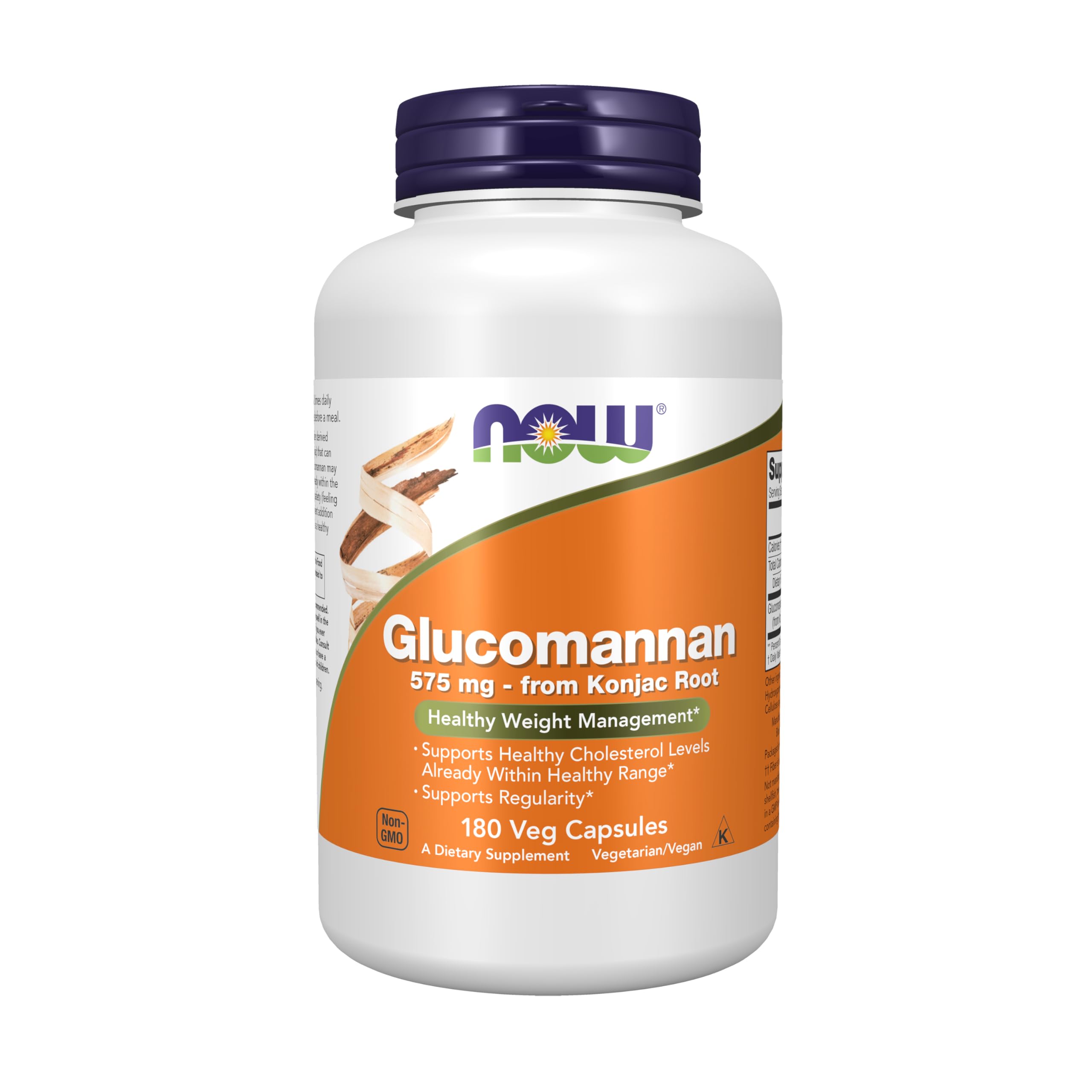 Foto 2 pulgar | Supplement Now Glucomanano 575 Mg Apoya La Regularidad 180 Cápsulas - Venta Internacional.