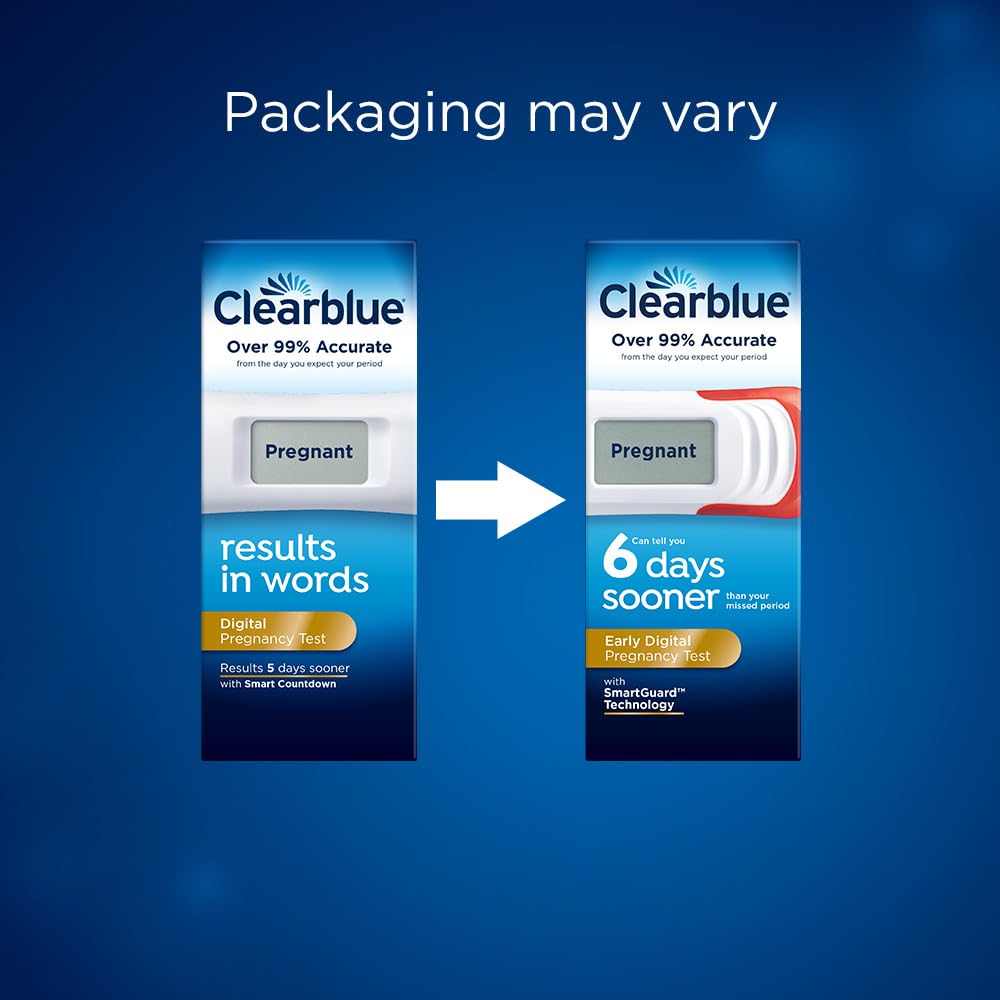 Foto 7 | Prueba De Embarazo Clearblue Early Digital De 5 Unidades - Venta Internacional.