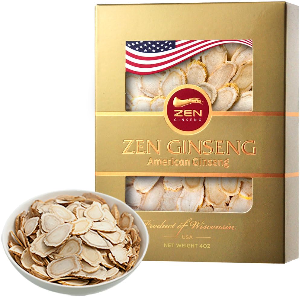 Foto 2 pulgar | Rebanada De Ginseng Zen Ginseng Usa American Wisconsin 120 Ml - Venta Internacional.