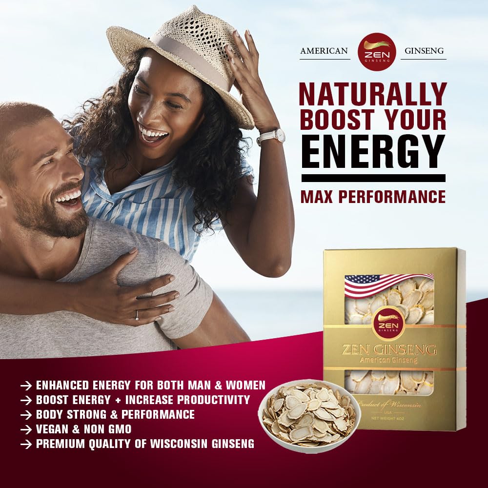Foto 4 | Rebanada De Ginseng Zen Ginseng Usa American Wisconsin 120 Ml - Venta Internacional.