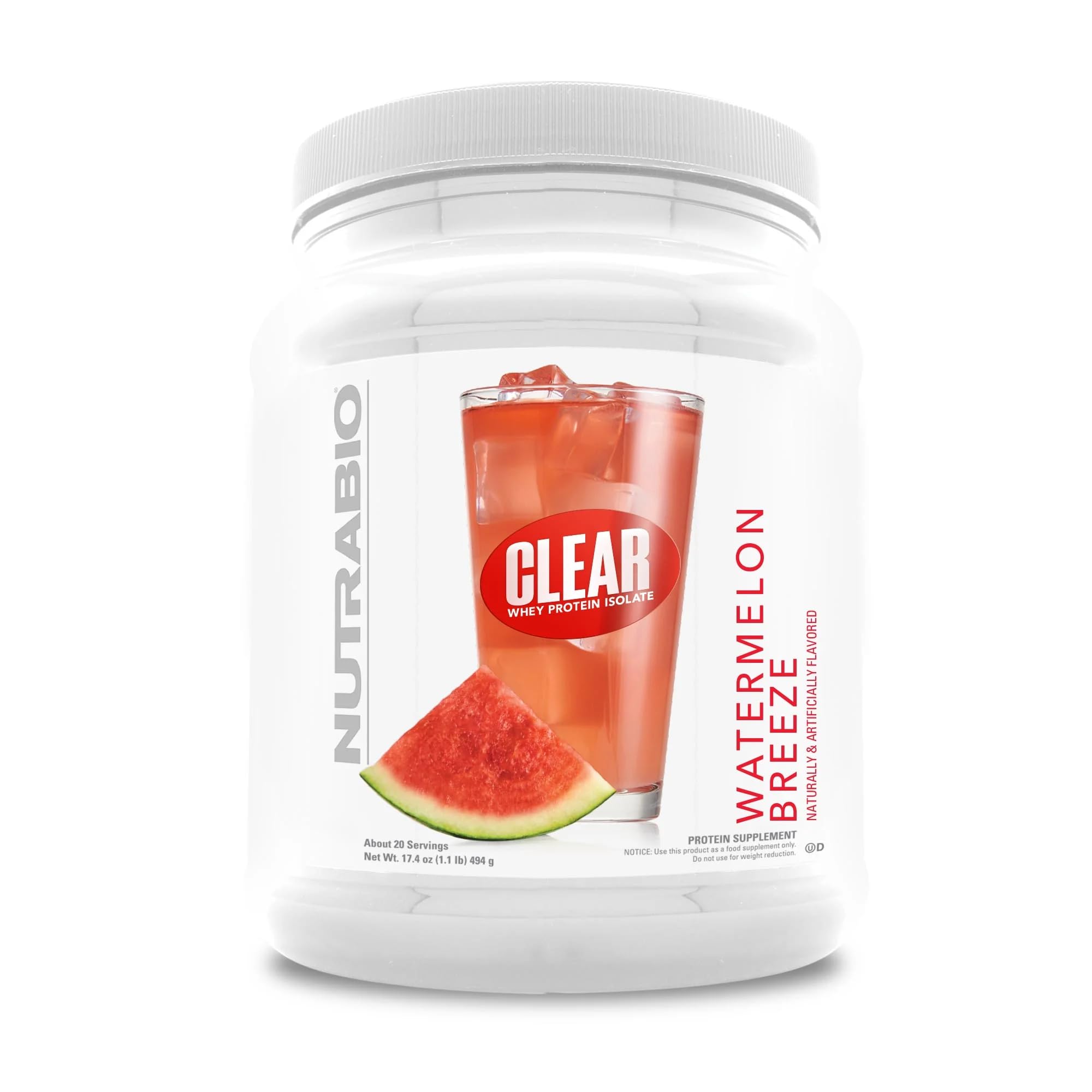 Foto 2 pulgar | Proteína De Suero Aislada Nutrabio Clear Wpi-90 20 G De Proteína - Venta Internacional.