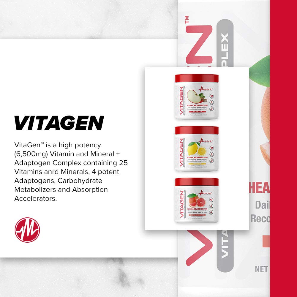 Foto 4 pulgar | Suplemento Metabolic Nutrition Vitagen, 240 G, Sabor A Limonada - Venta Internacional.