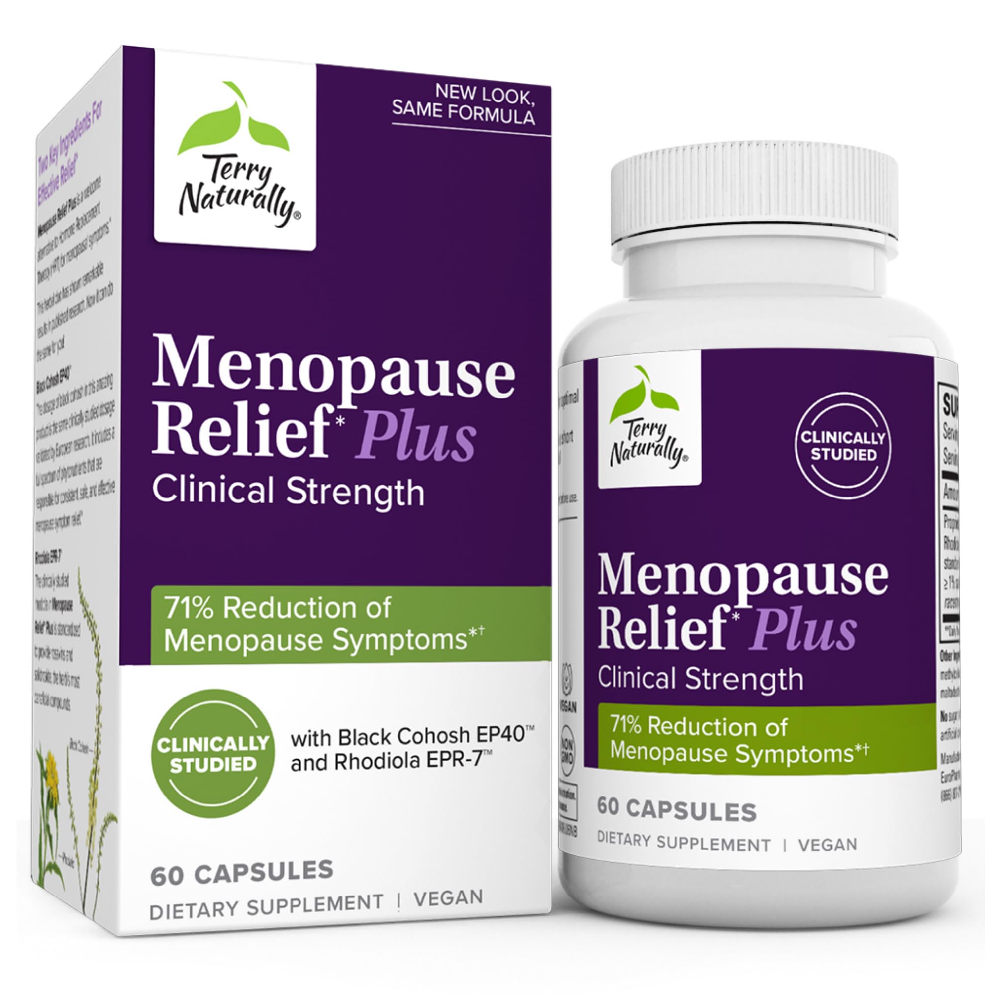 Foto 2 pulgar | Suplemento Terry Naturally Menopause Relief Plus 60 Cápsulas - Venta Internacional.