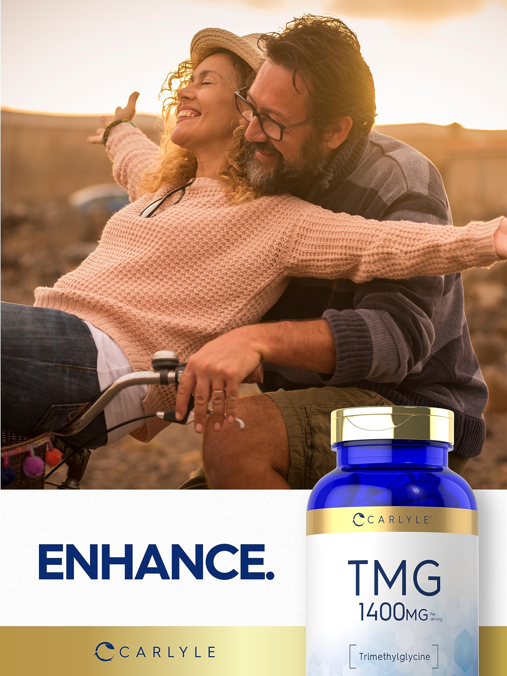 Foto 6 | Suplemento Carlyle Tmg 1400 Mg | 200 Cápsulas De Trimetilglicina - Venta Internacional.