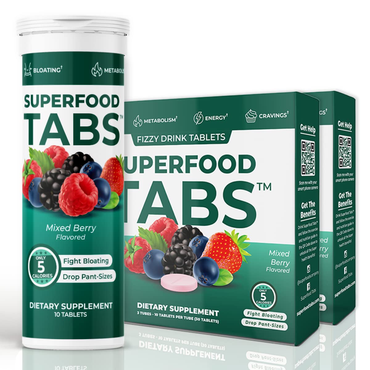 Bebida Limpiadora Desintoxicante Skinnytabs Superfood Tabs Fizzy Nutrit - Venta Internacional.