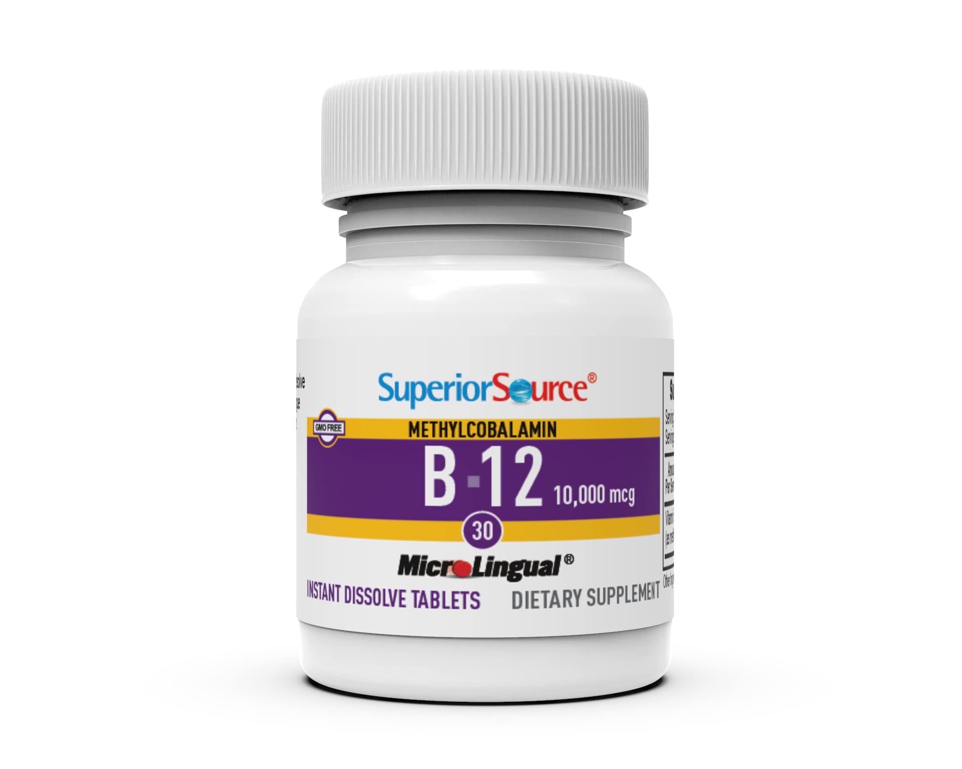 Foto 5 pulgar | Metilcobalamina De Fuente Superior De Vitamina B12, 10000 Mcg, 30 Tabletas - Venta Internacional.