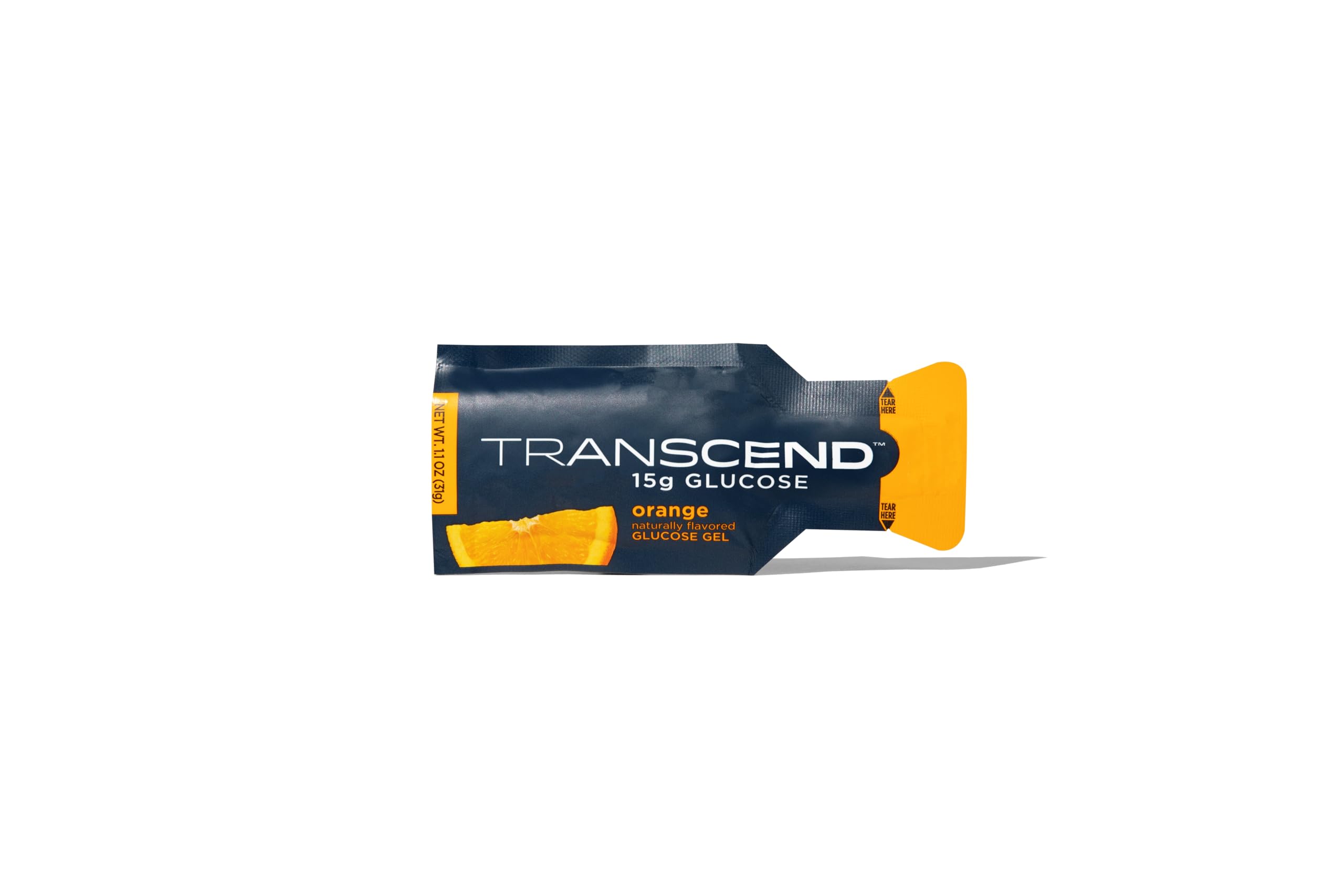Foto 5 pulgar | Gel Energético Transcend Foods Con Sabor A Naranja, 30 Ml, Paquete De 10 - Venta Internacional.