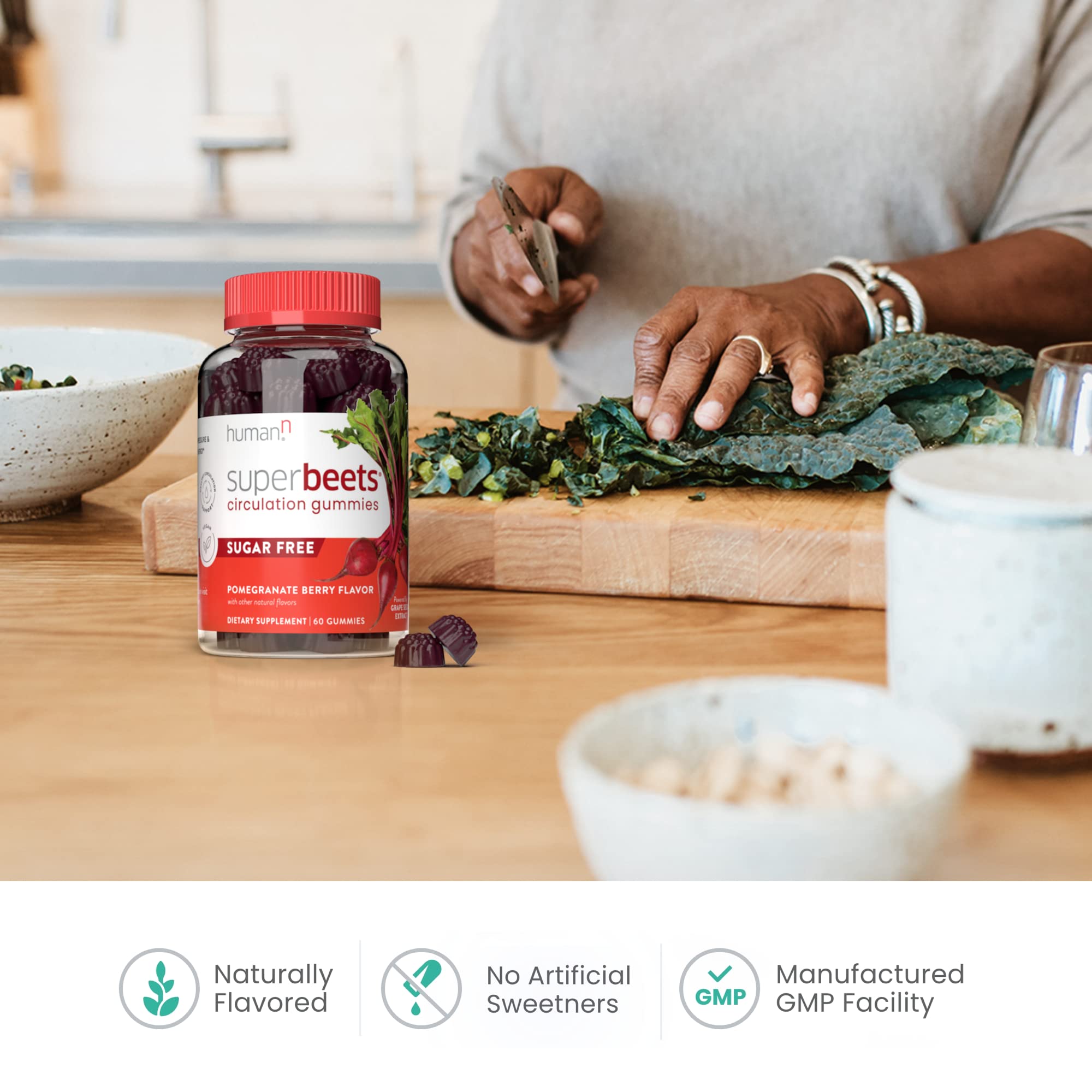 Foto 7 pulgar | Suplementos Humann Superbeets Circulation Gomes Heart Heal - Venta Internacional.