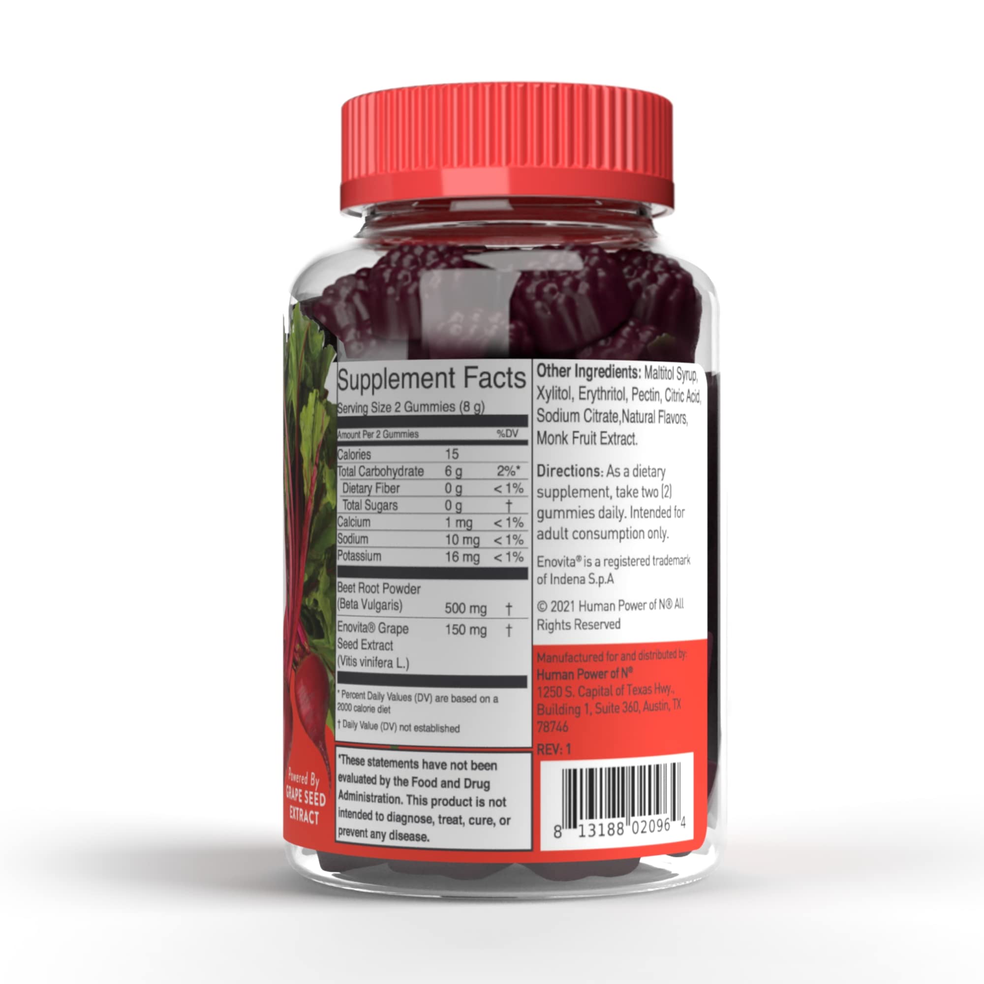 Foto 8 pulgar | Suplementos Humann Superbeets Circulation Gomes Heart Heal - Venta Internacional.