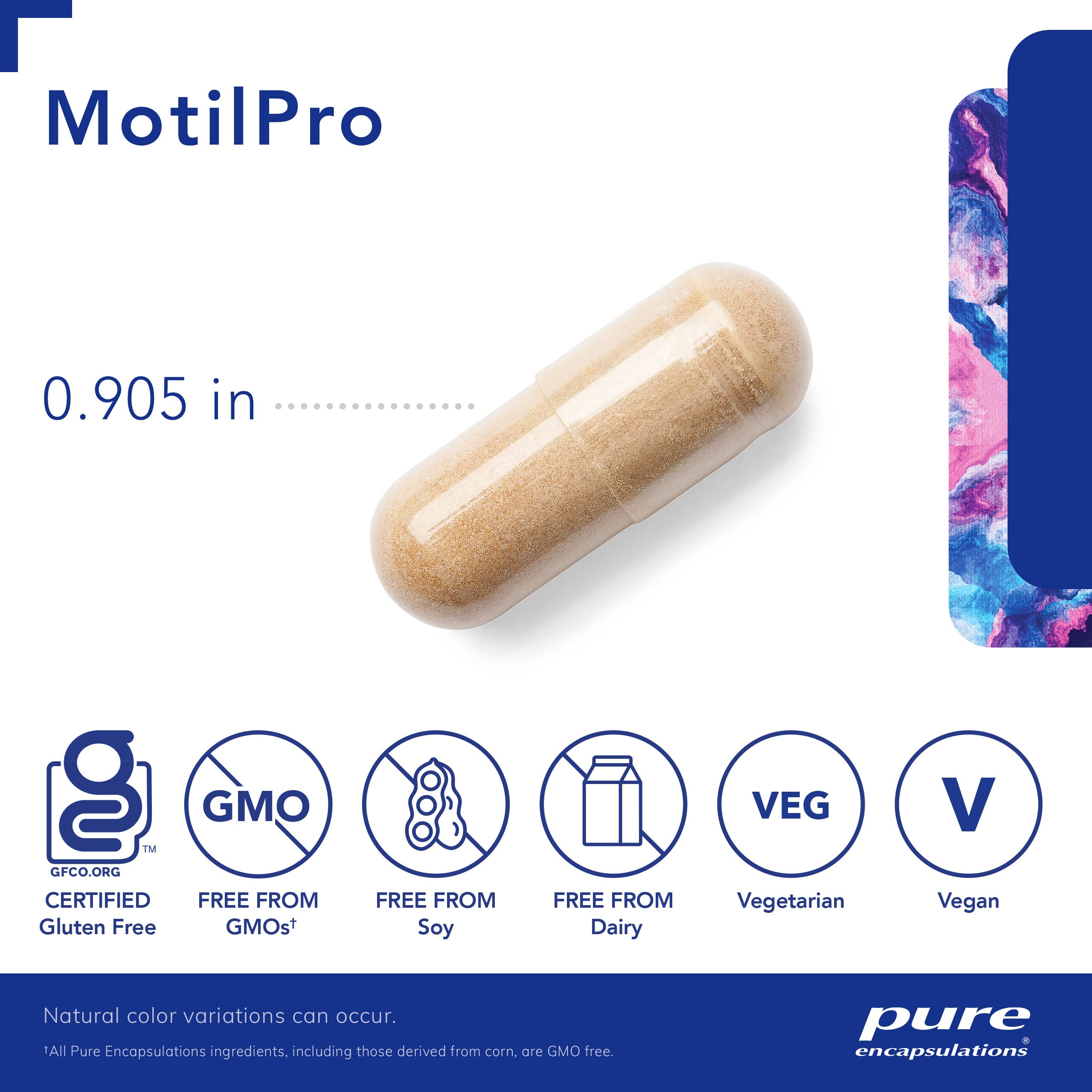 Foto 4 pulgar | Suplemento Dietético Pure Encapsulations Motilpro 180 Cápsulas - Venta Internacional.