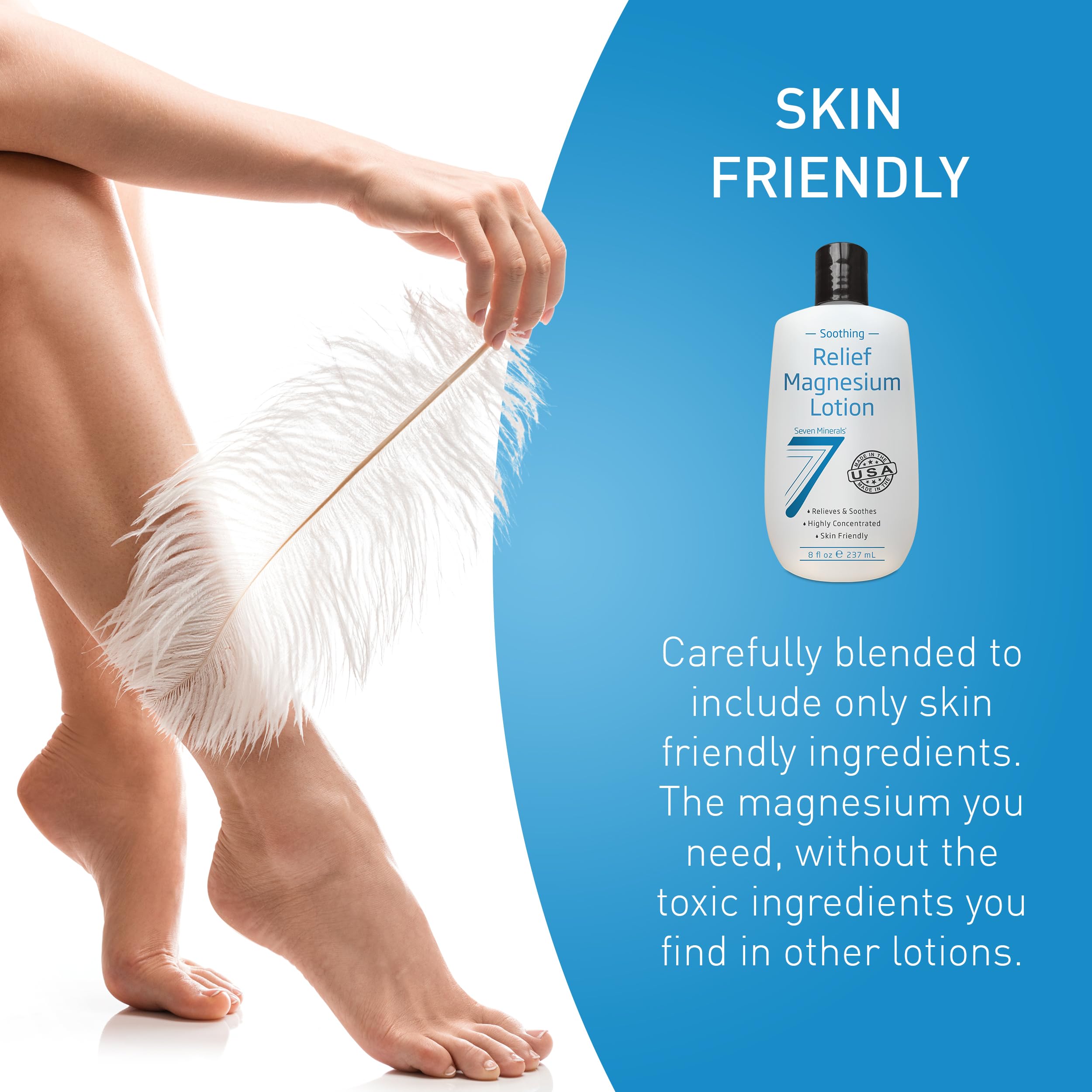 Foto 5 pulgar | Loción De Magnesio Seven Minerals Soothing Relief 240 Ml - Venta Internacional.