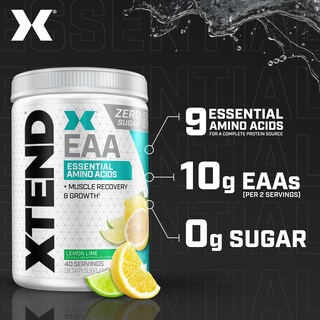 Foto 3 | Suplemento Scivation Xtend Eaa + Bcaa En Polvo, Limón Y Lima - Venta Internacional.