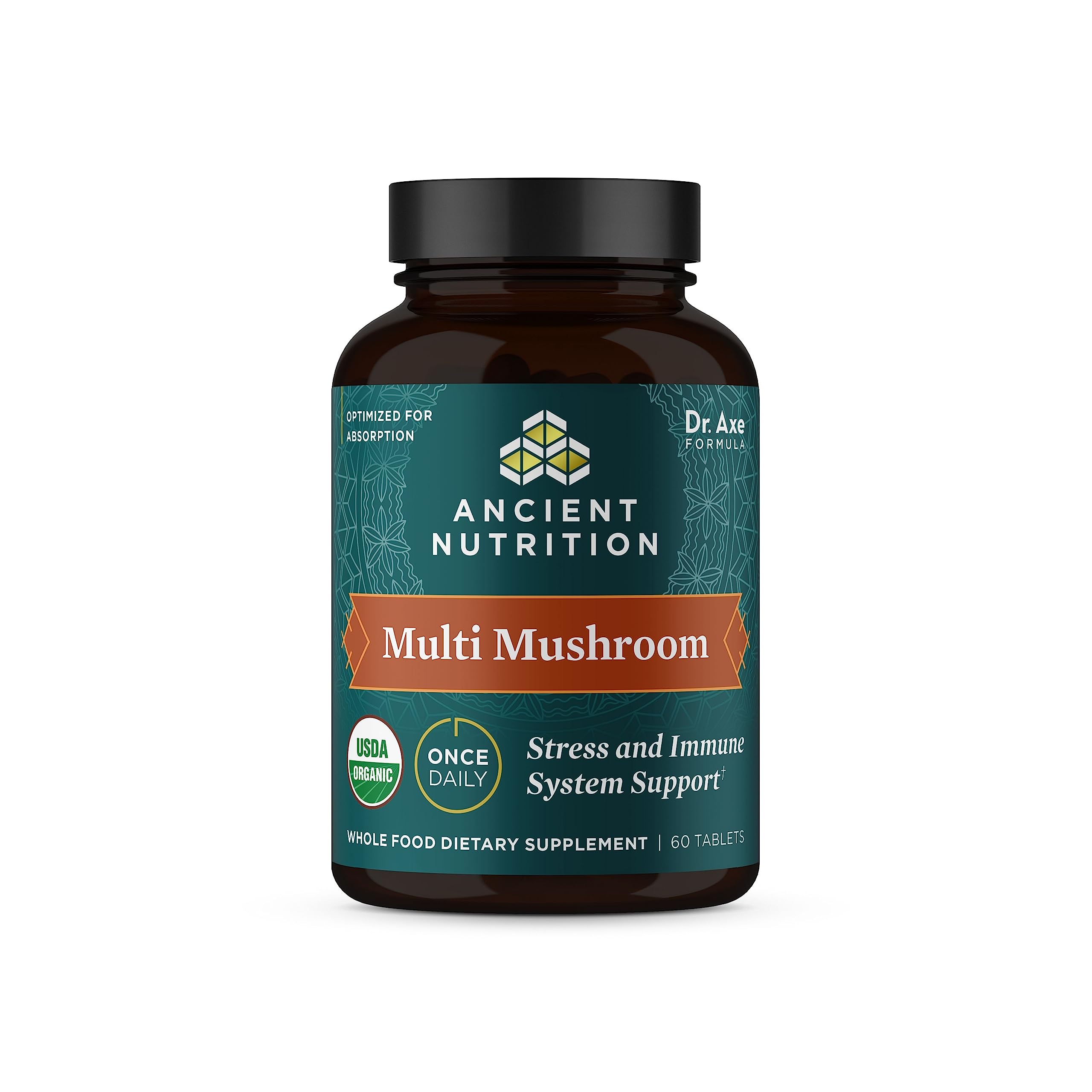 Foto 2 pulgar | Suplemento Ancient Nutrition Multi Mushroom 60 Comprimidos - Venta Internacional.