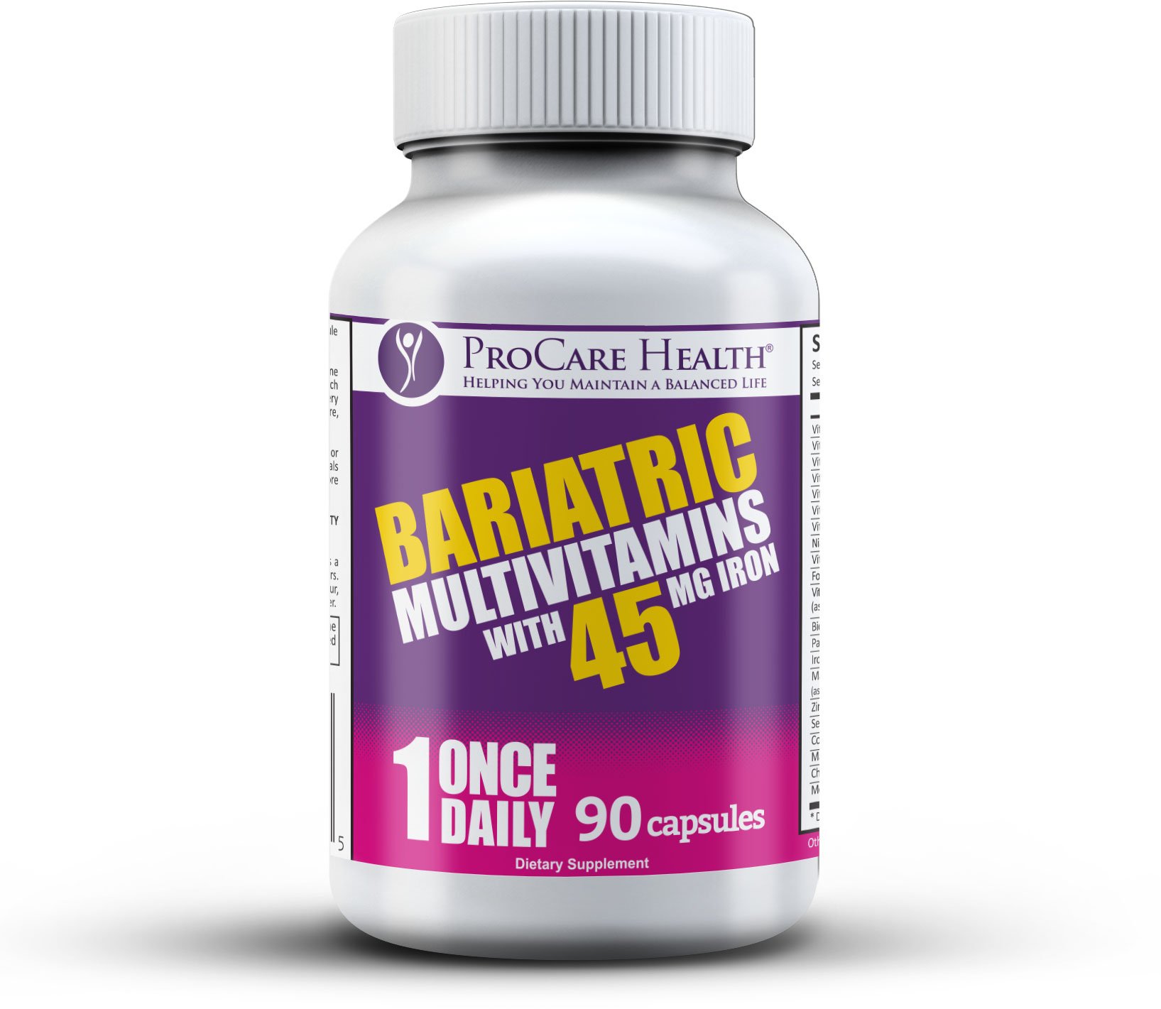 Foto 2 pulgar | Multivitamínico Bariátrico Procare Health Una Vez Al Día, 90 Cápsulas - Venta Internacional.