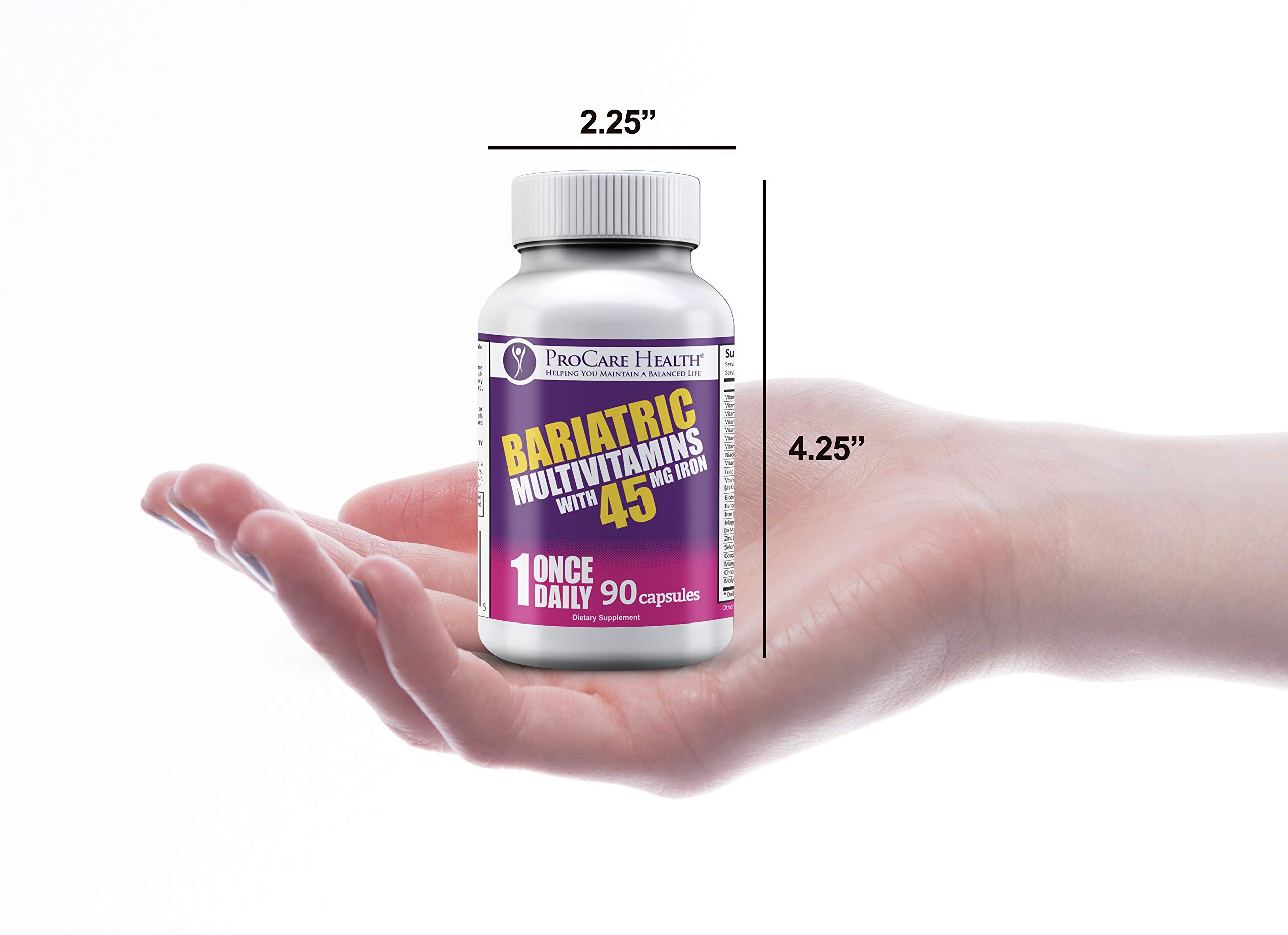Foto 4 pulgar | Multivitamínico Bariátrico Procare Health Una Vez Al Día, 90 Cápsulas - Venta Internacional.