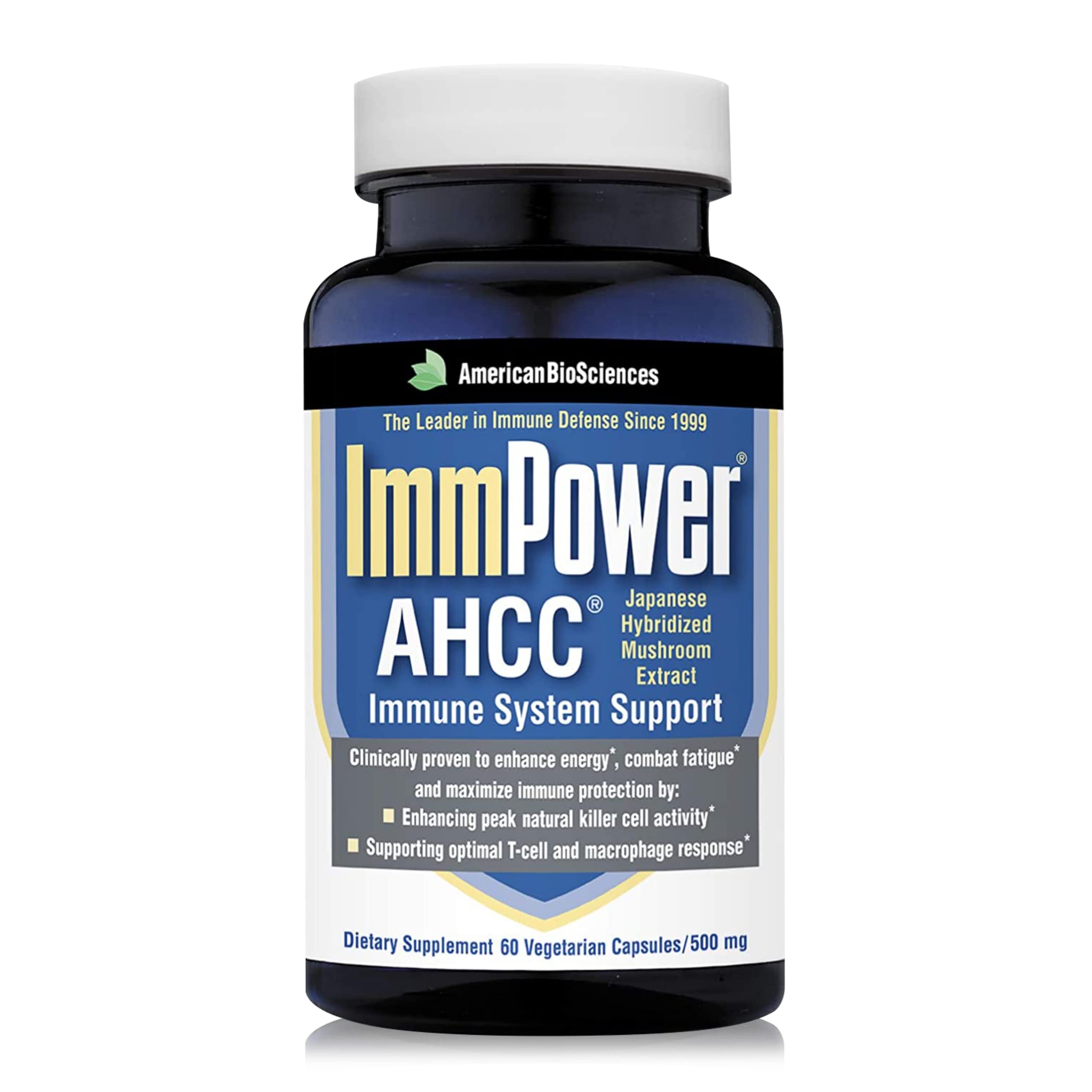 Foto 2 pulgar | Suplemento American Biosciences Immpower Ahcc 500 Mg 60 Cápsulas - Venta Internacional.