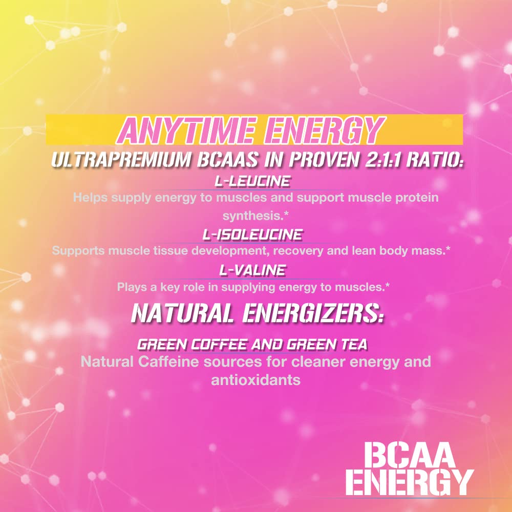Foto 5 pulgar | Suplemento Bcaa Energy Powder De Evlution Nutrition 30 G - Venta Internacional.