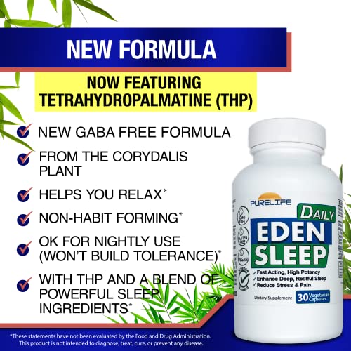 Foto 7 pulgar | Suplemento Purelife Supplements Eden Daily Sleep Sin Gaba - Venta Internacional.