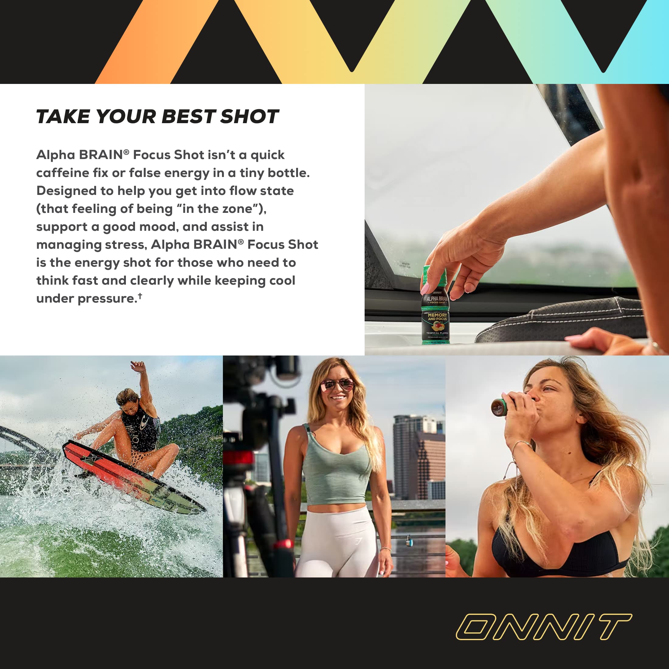 Foto 6 pulgar | Suplemento Energy Shot Onnit Alpha Brain Focus Con Sabor A Melocotón - Venta Internacional.