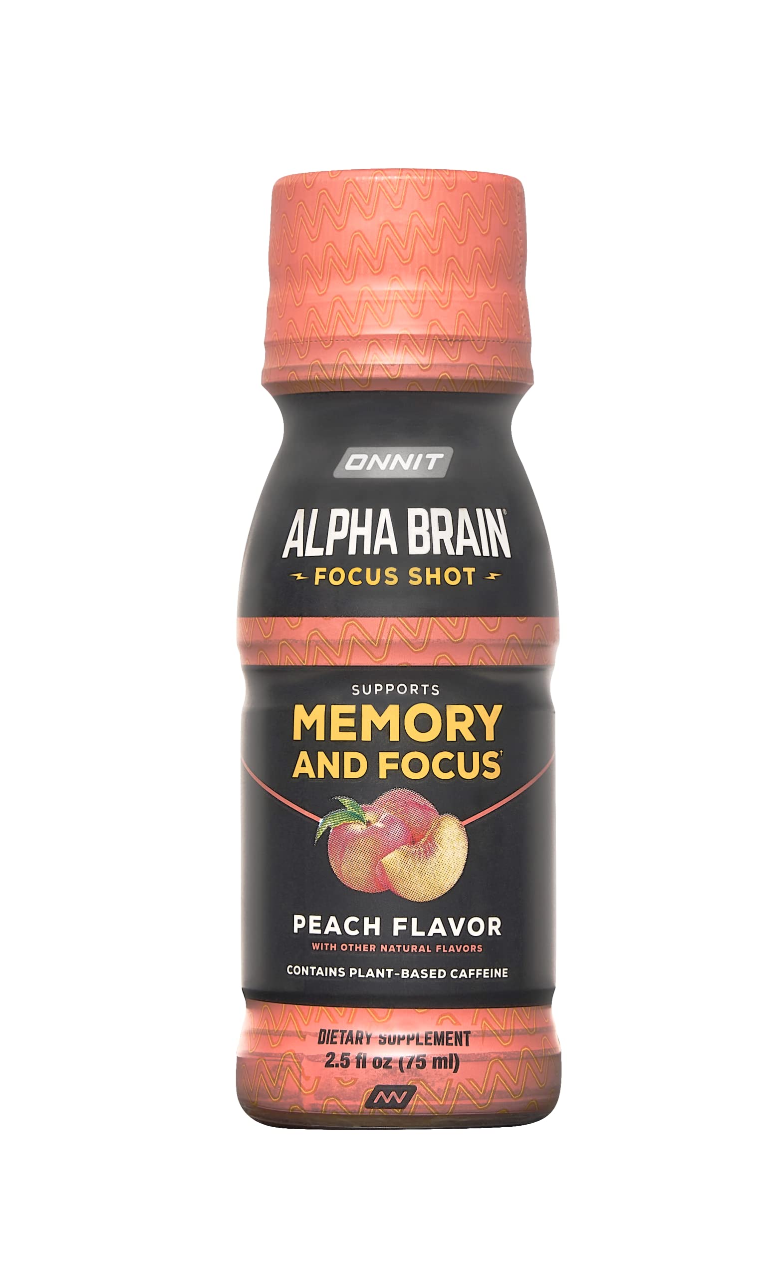 Foto 7 pulgar | Suplemento Energy Shot Onnit Alpha Brain Focus Con Sabor A Melocotón - Venta Internacional.