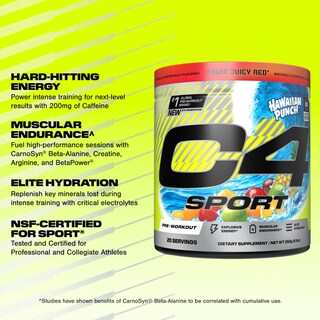 Foto 2 | Polvo Para Antes Del Entrenamiento Cellucor C4 Sport Con 200 Mg De Cafeína - Venta Internacional.