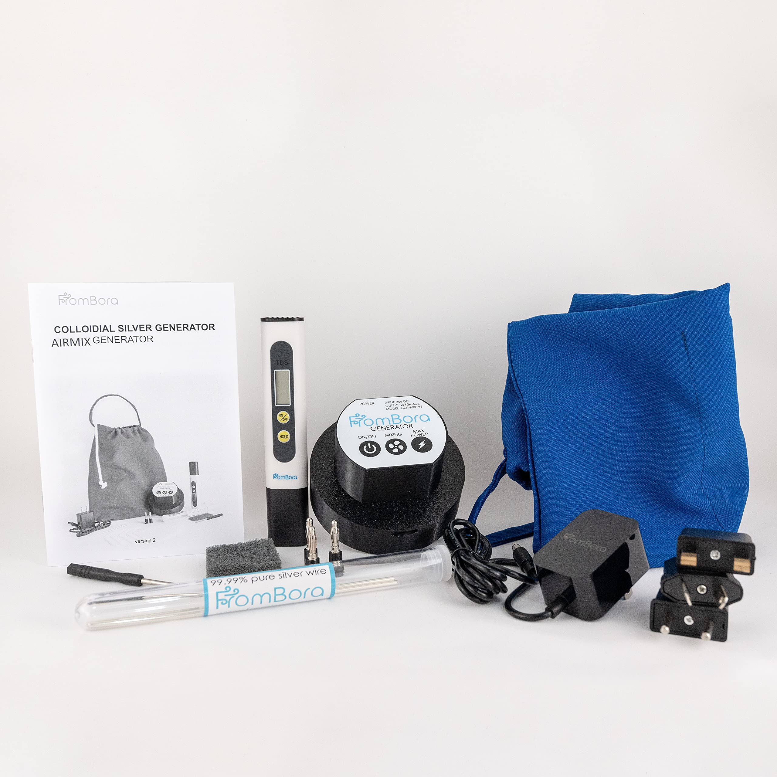 Generador de Plata Coloidal de Bora Airmix 9999 Silver Wi - Venta Internacional