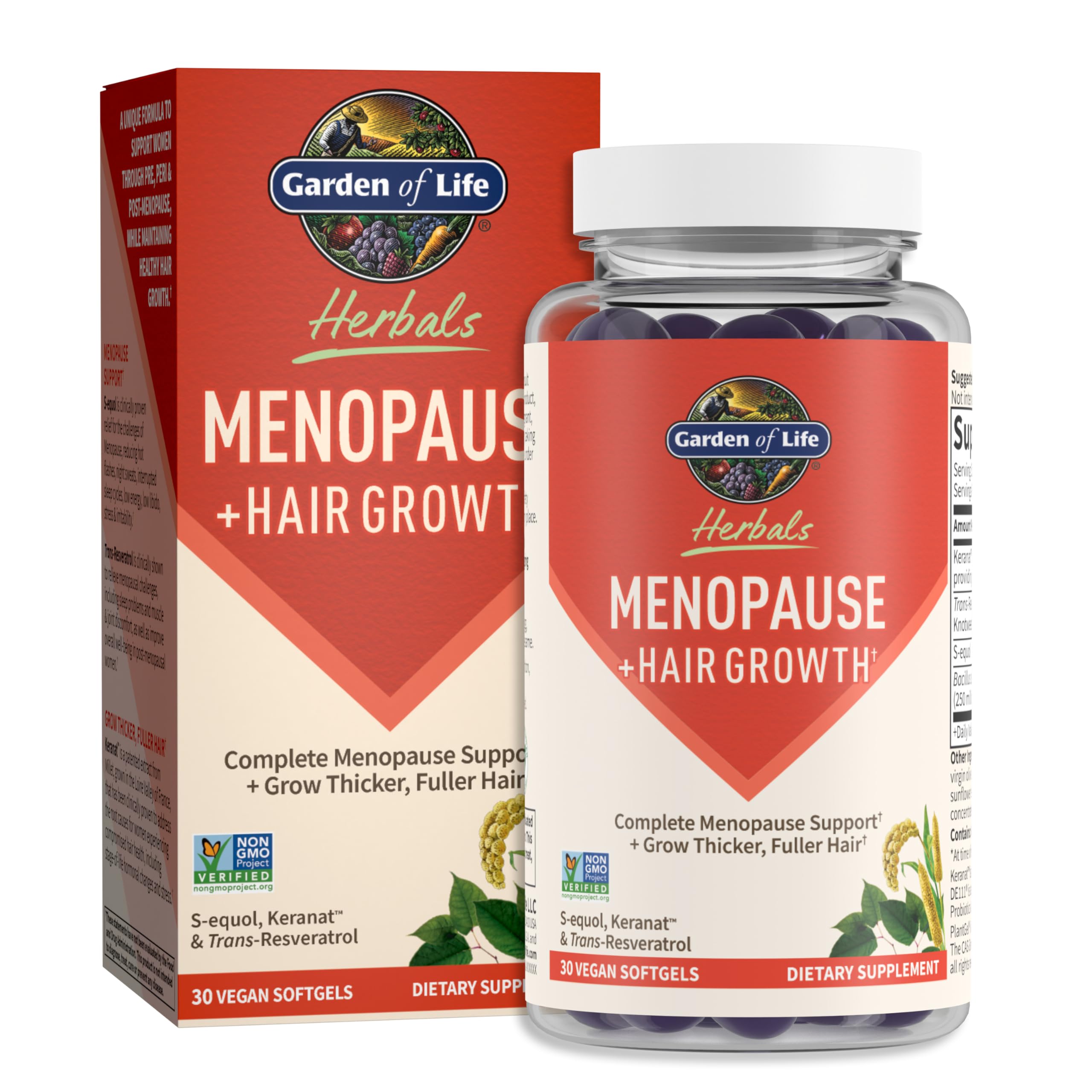 Foto 2 pulgar | Suplemento Garden Of Life Herbals Menopause 30 Porciones - Venta Internacional.