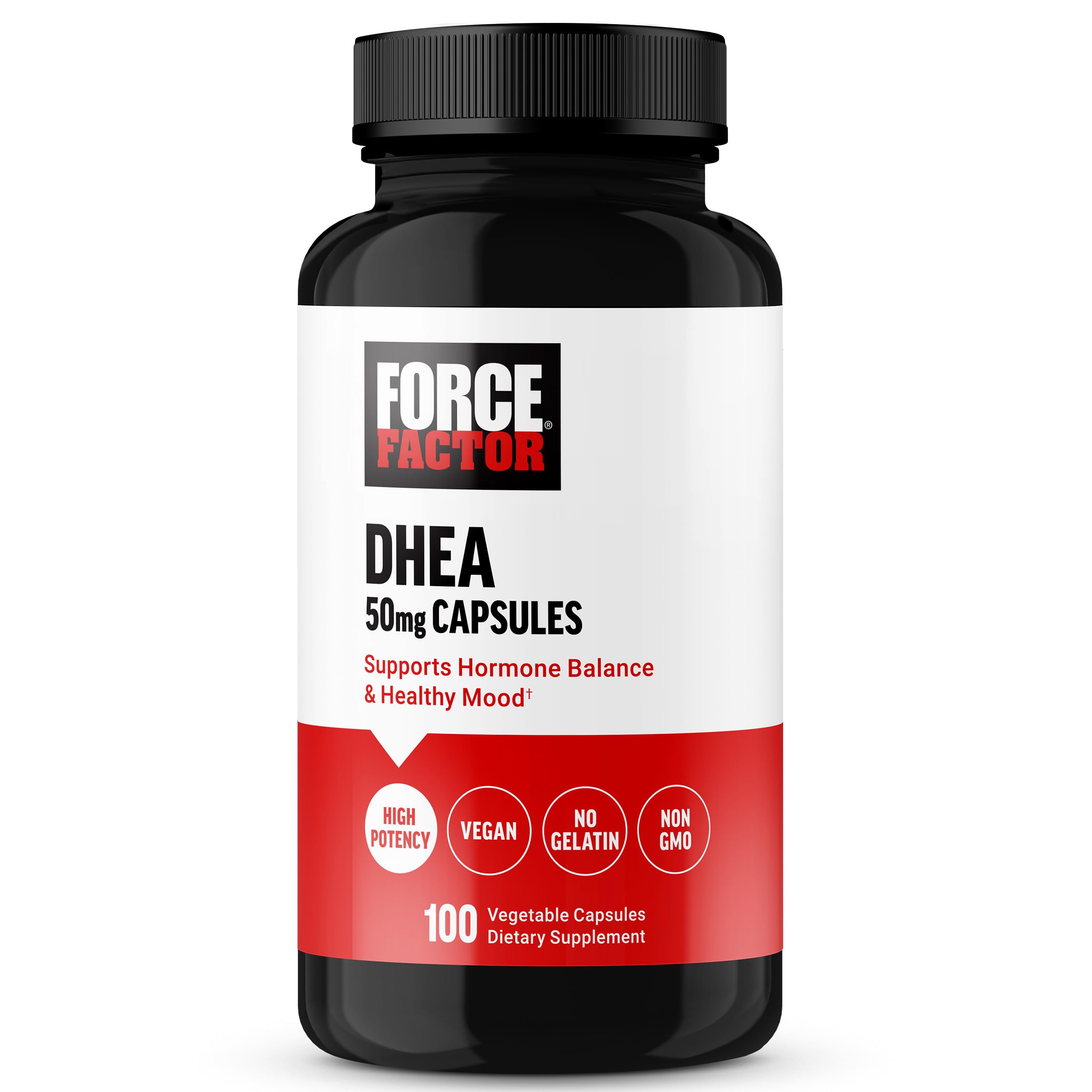 Suplemento De Dhea Force Factor Dhea 50 Mg Para Mujeres Y Hombres - Venta Internacional.