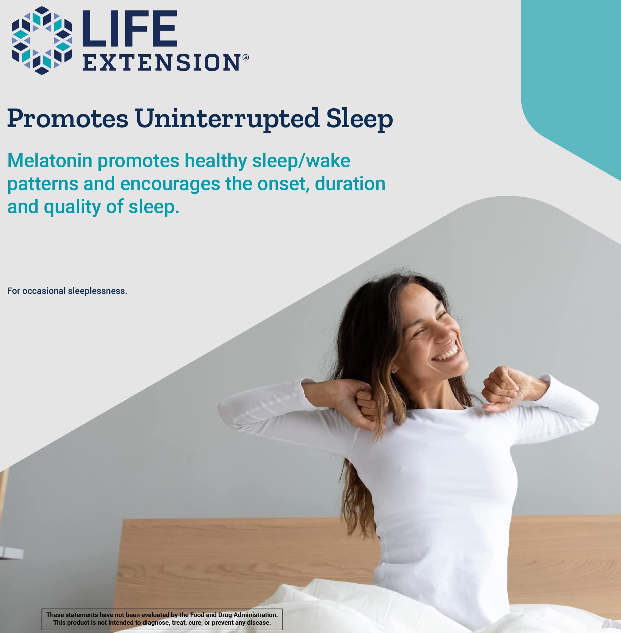 Foto 4 | Suplemento Life Extension Melatonina Ir/xr 120 Cápsulas X2 - Venta Internacional.
