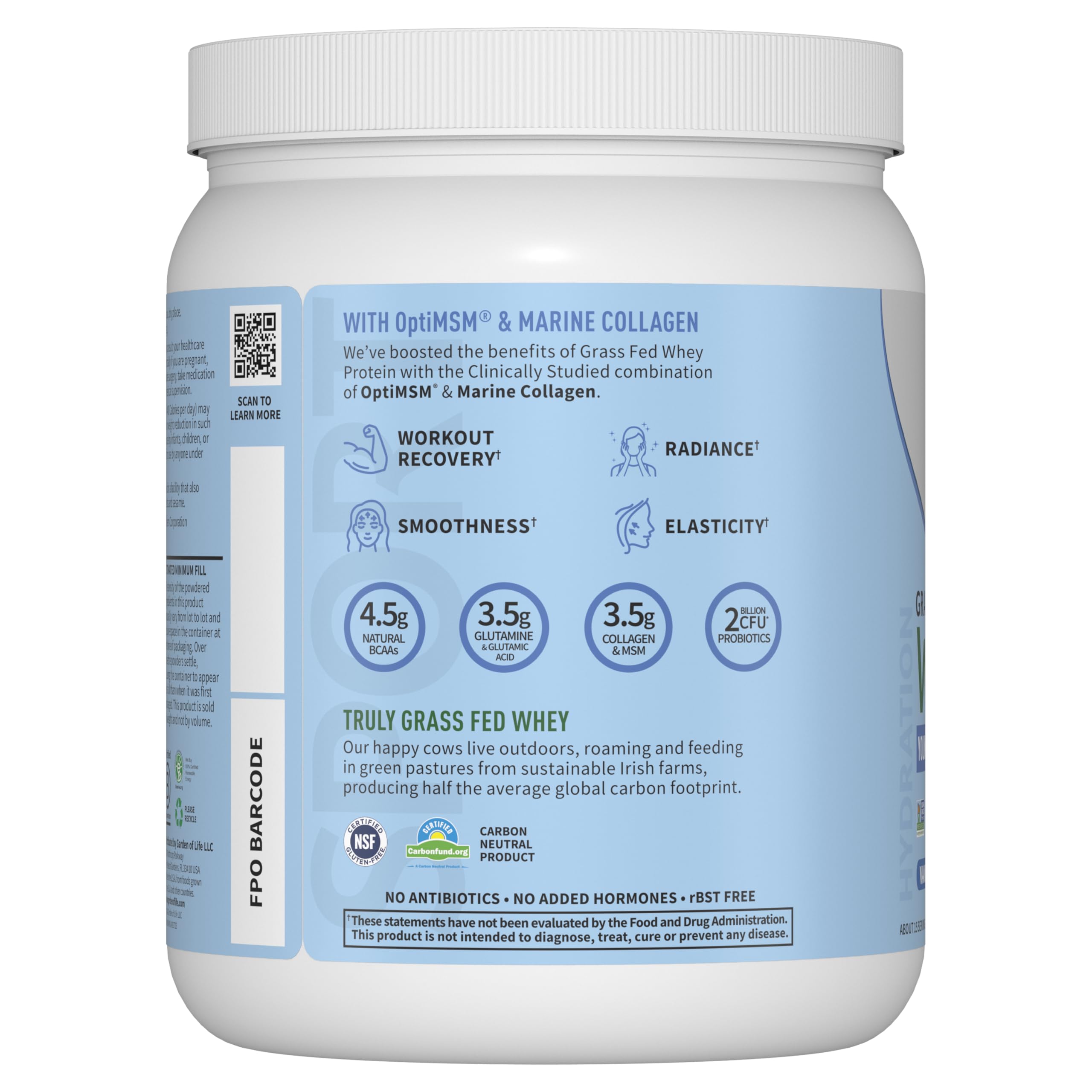 Foto 7 pulgar | Proteína En Polvo Garden Of Life Sport Vanilla 20 G Con Colágeno - Venta Internacional.