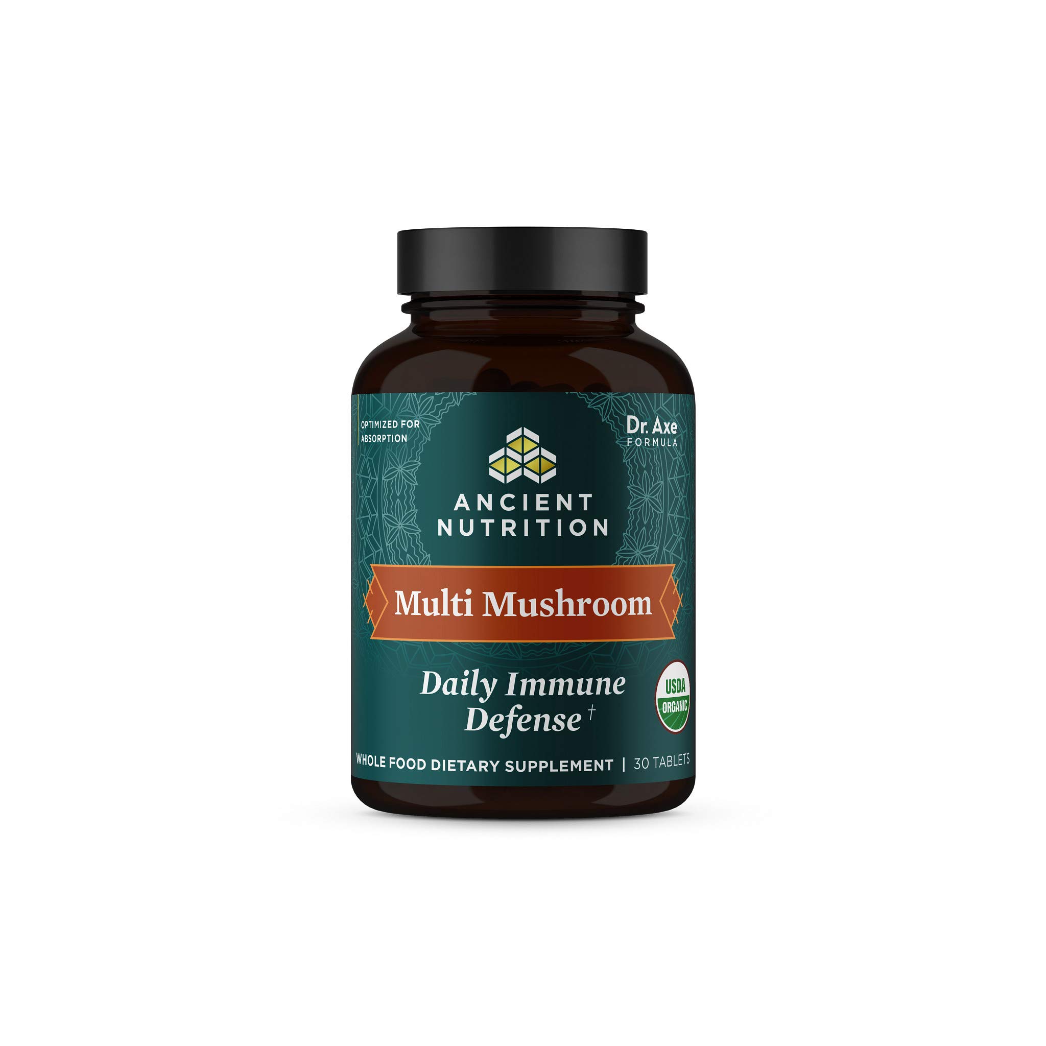 Foto 2 pulgar | Suplemento Ancient Nutrition Mushroom Immune Support 30 Comprimidos - Venta Internacional.