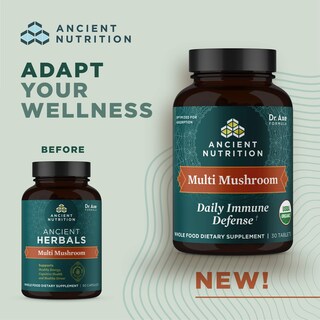 Foto 2 | Suplemento Ancient Nutrition Mushroom Immune Support 30 Comprimidos - Venta Internacional.