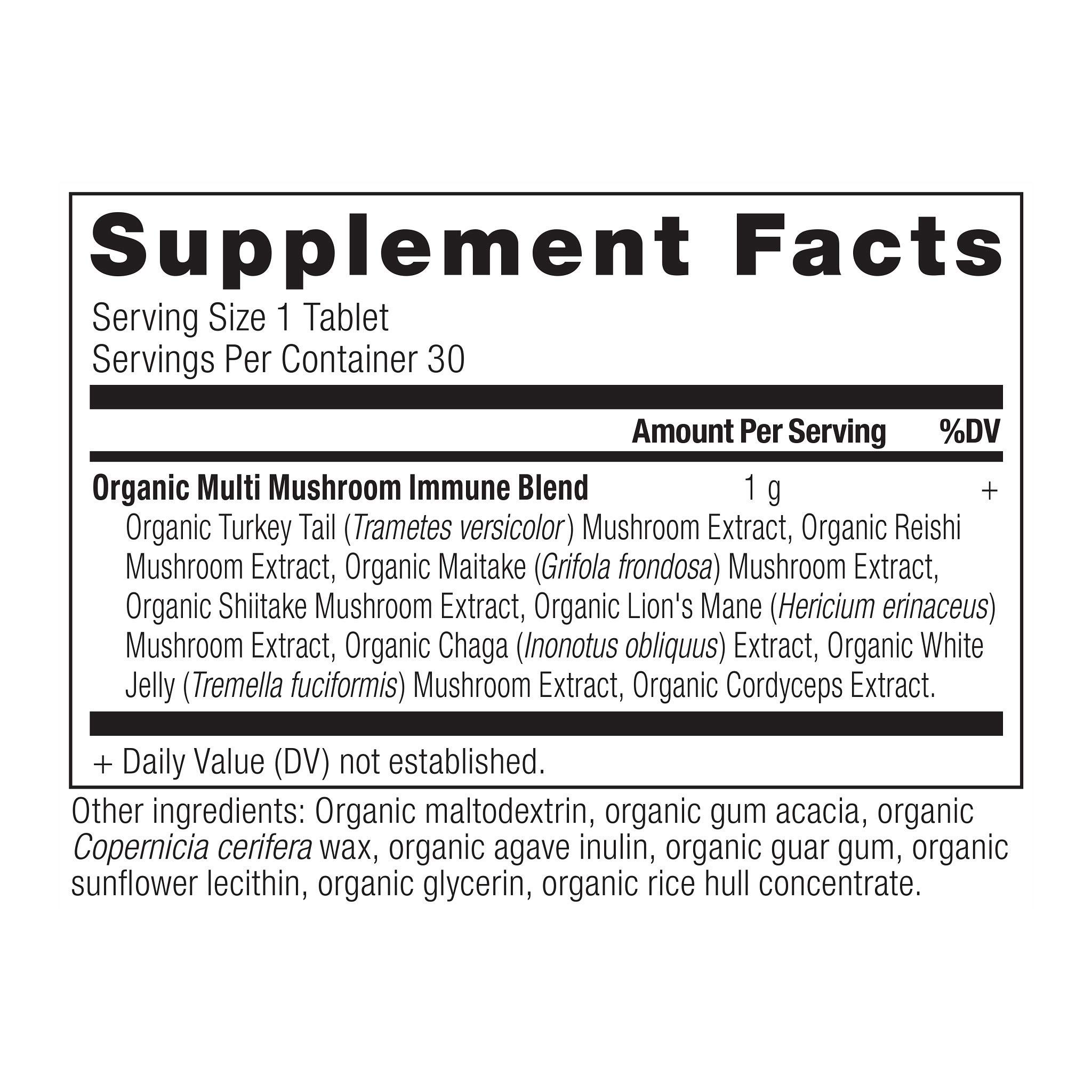 Foto 5 pulgar | Suplemento Ancient Nutrition Mushroom Immune Support 30 Comprimidos - Venta Internacional.