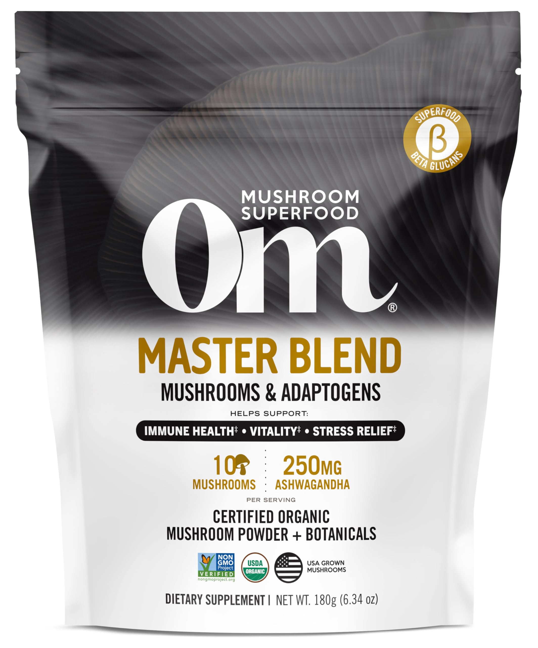 Foto 1 | Suplemento Om Mushroom Superfood Master Blend 180 Ml - Venta Internacional.